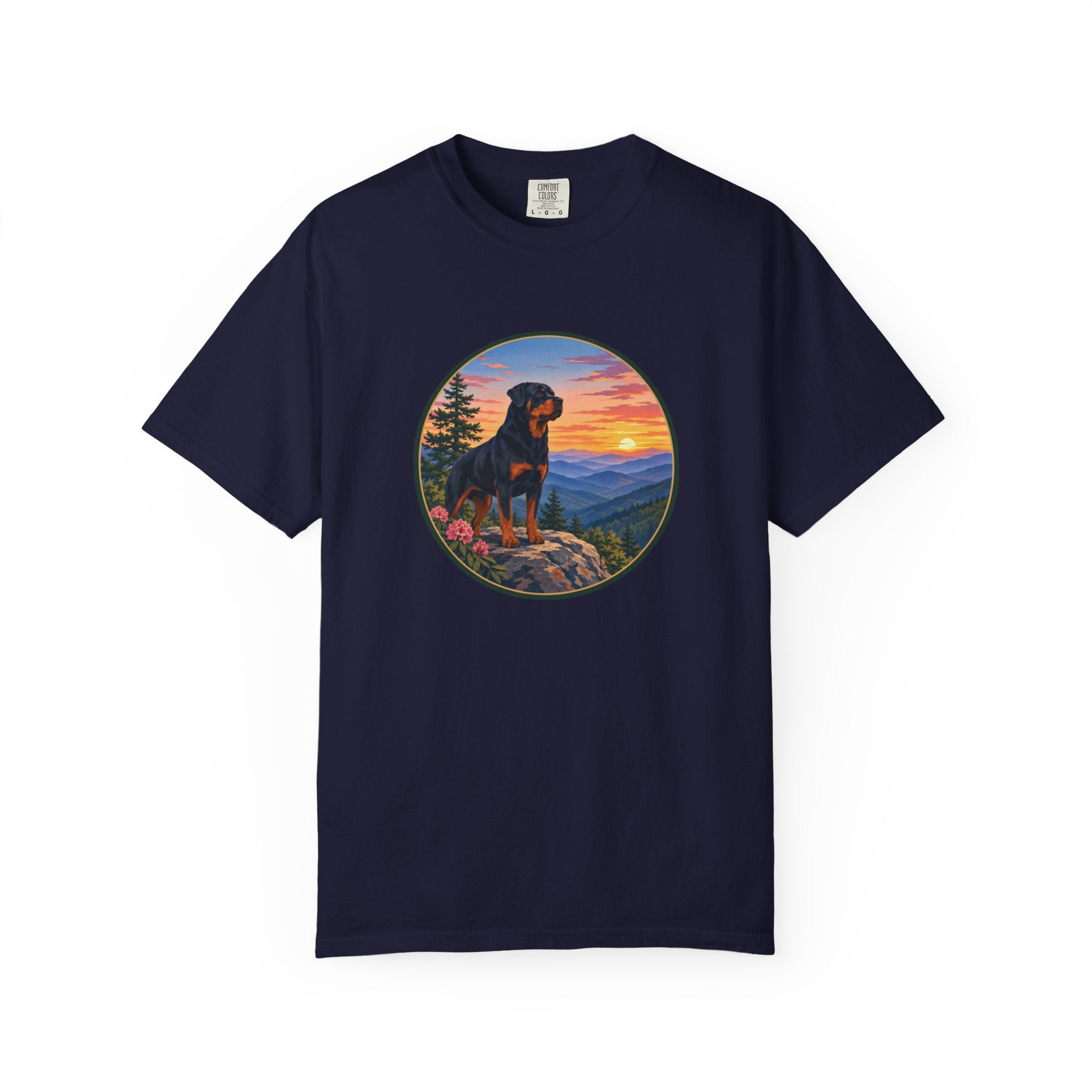 Rottweiler Mountain Sunset T-Shirt