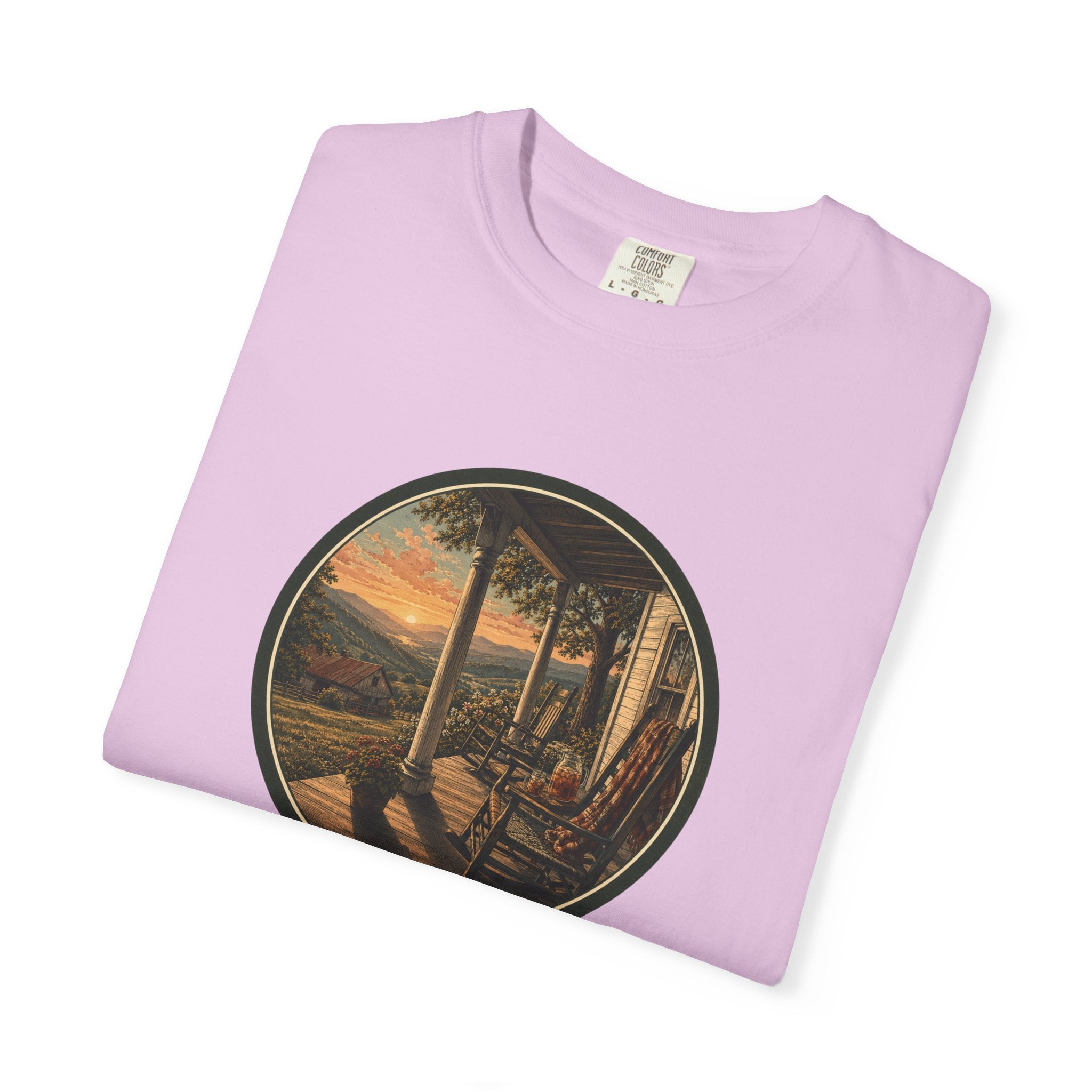 Scenic Porch Sunset T-Shirt