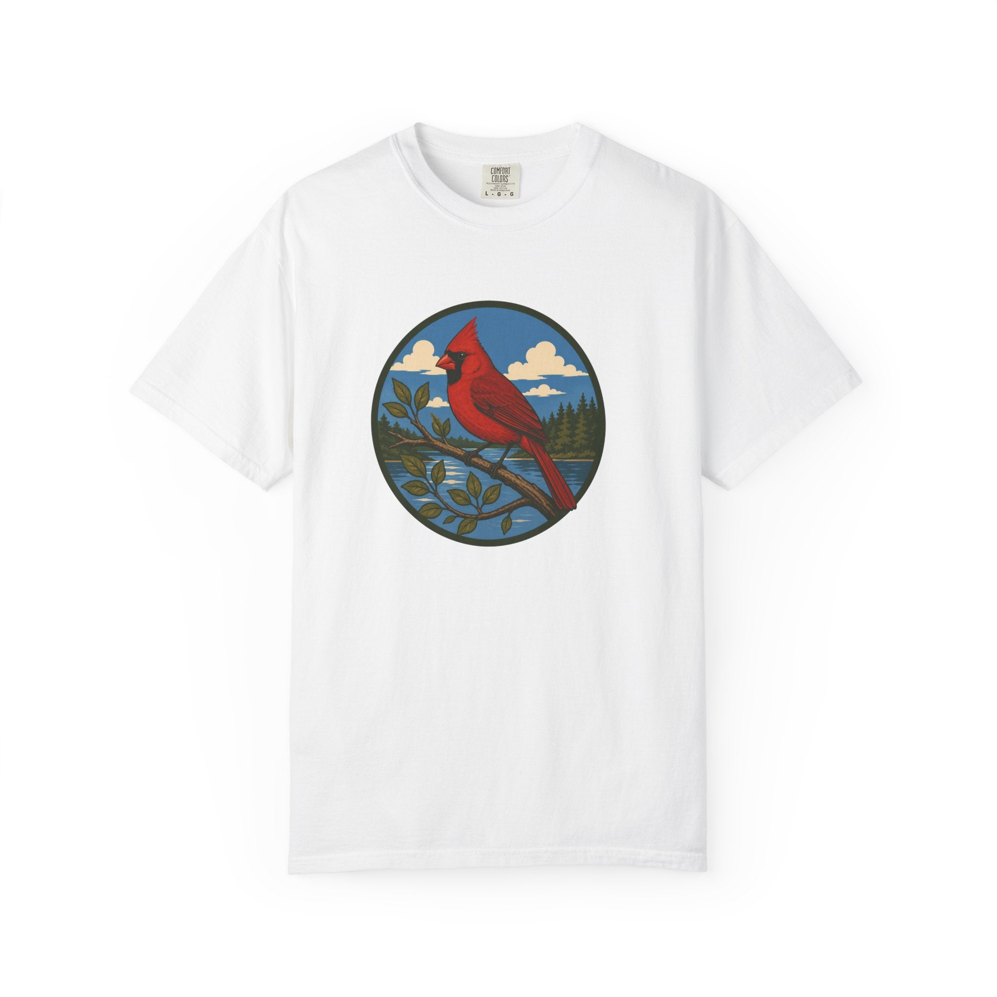 Cardinal Nature T-Shirt — Red Cardinal Bird Graphic Tee