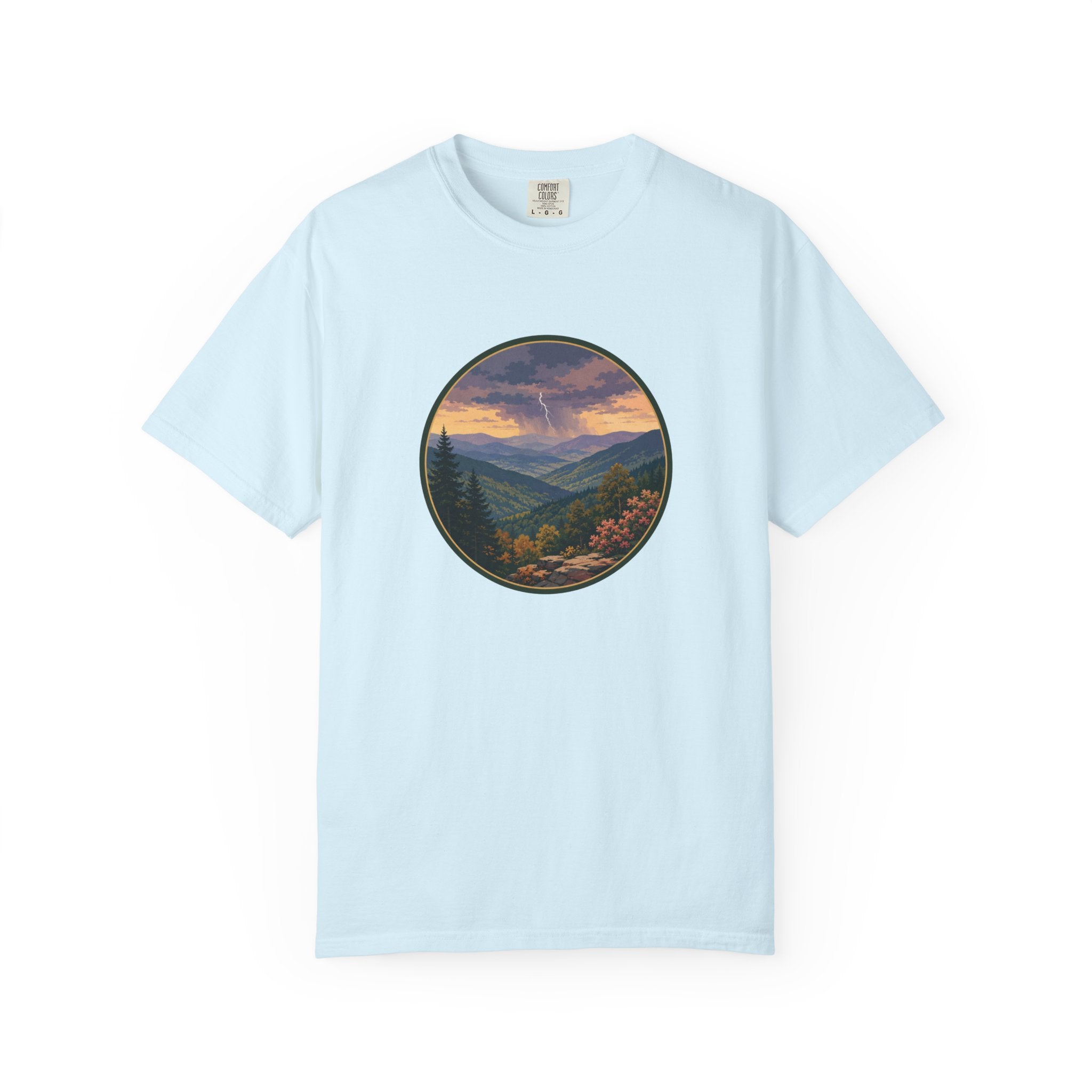 Scenic Blue Ridge Mountain Thunderstorm T-Shirt