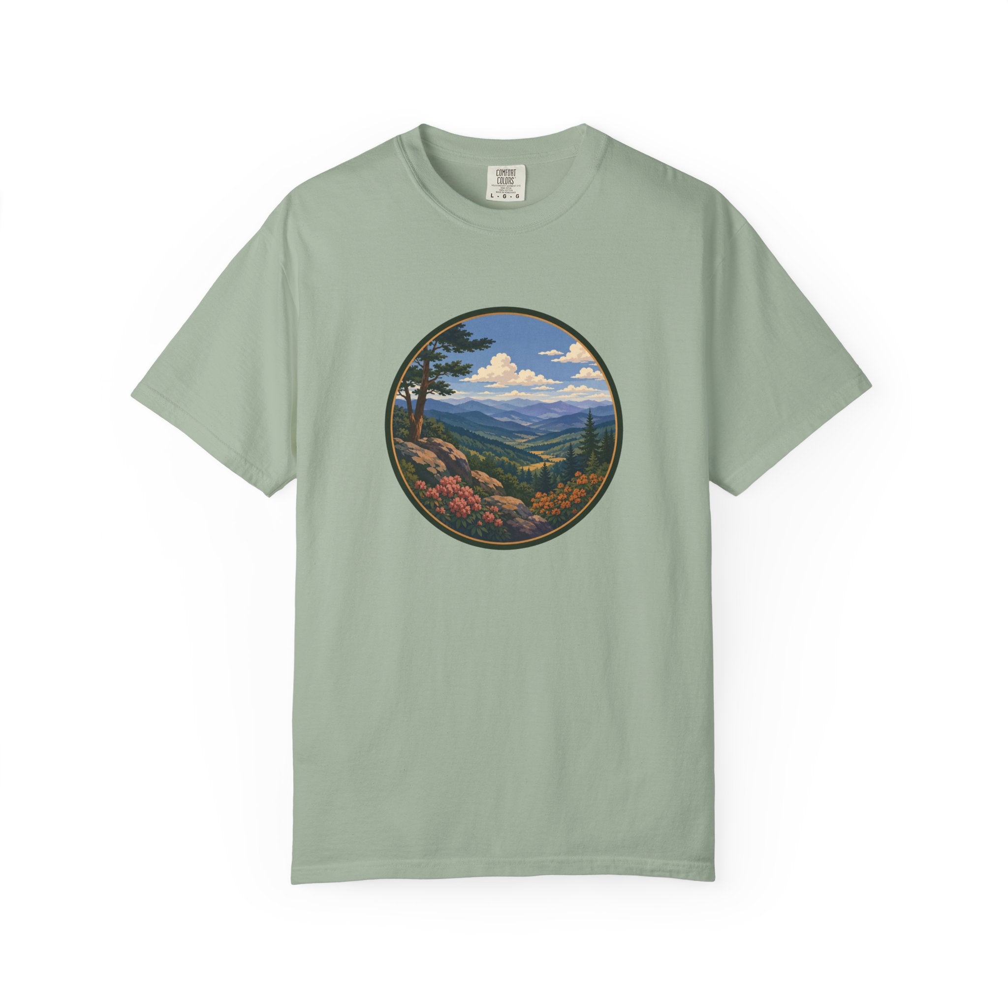 Beautiful Blue Ridge Mountain T-Shirt — Scenic Mountain Landscape Graphic Tee