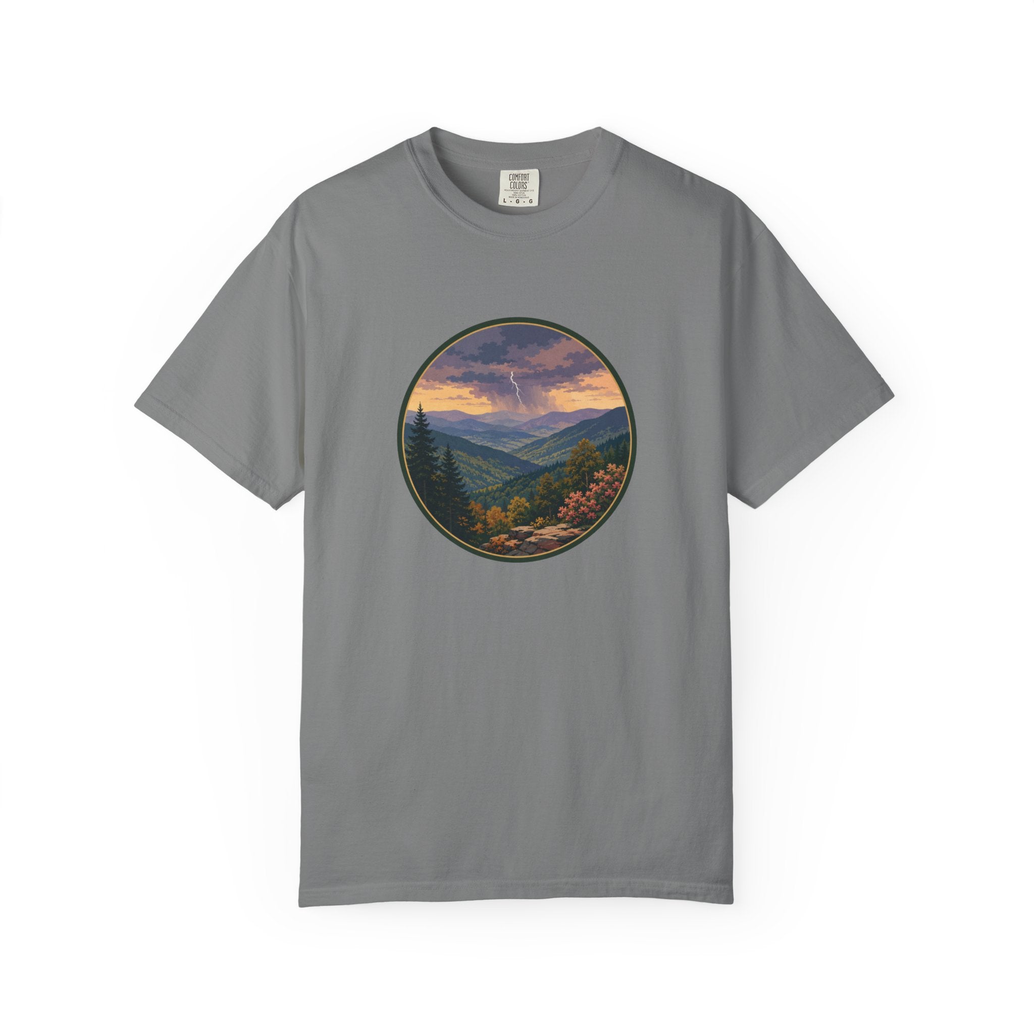 Scenic Blue Ridge Mountain Thunderstorm T-Shirt
