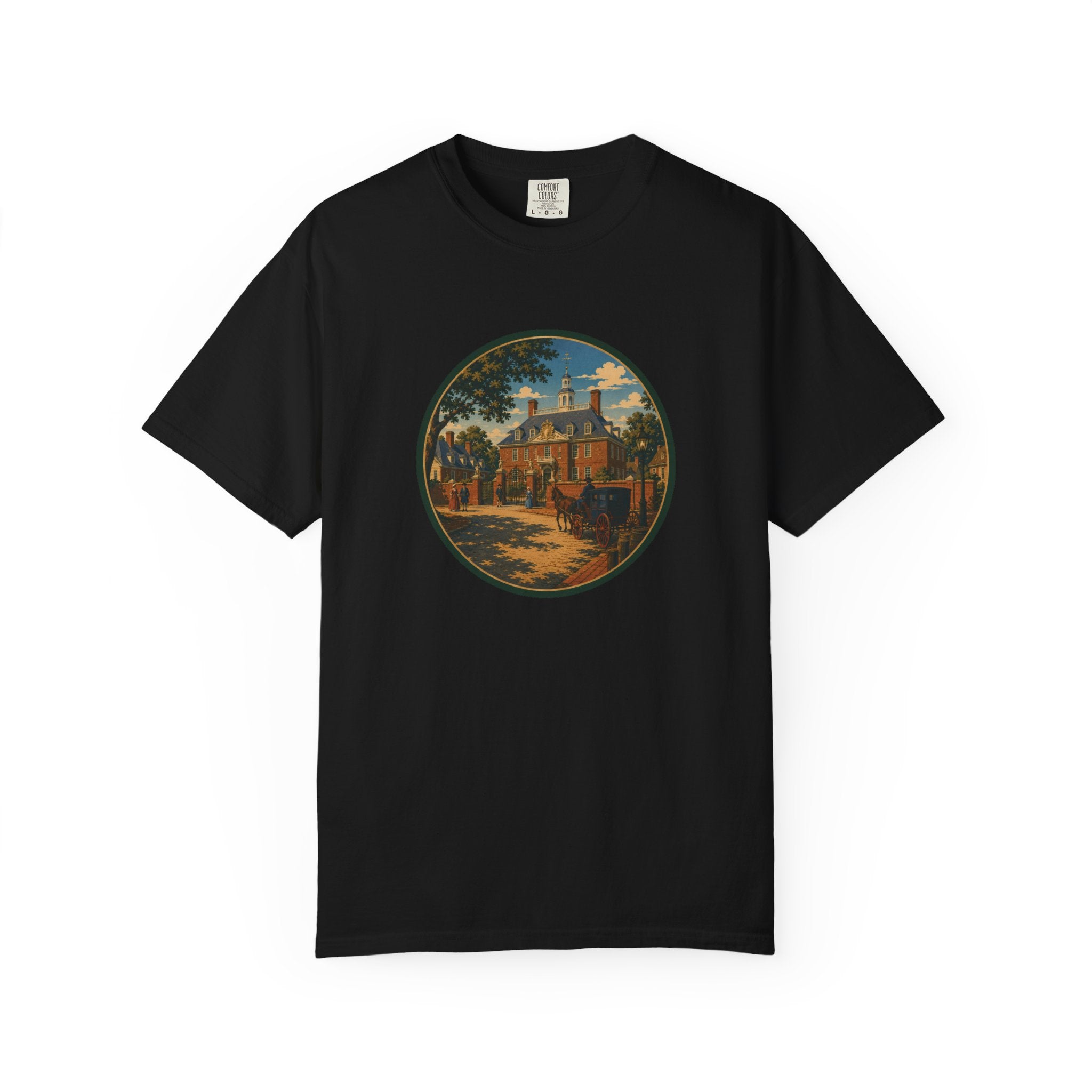 Historic Estate Circle T-Shirt — Colonial Landmark Tee