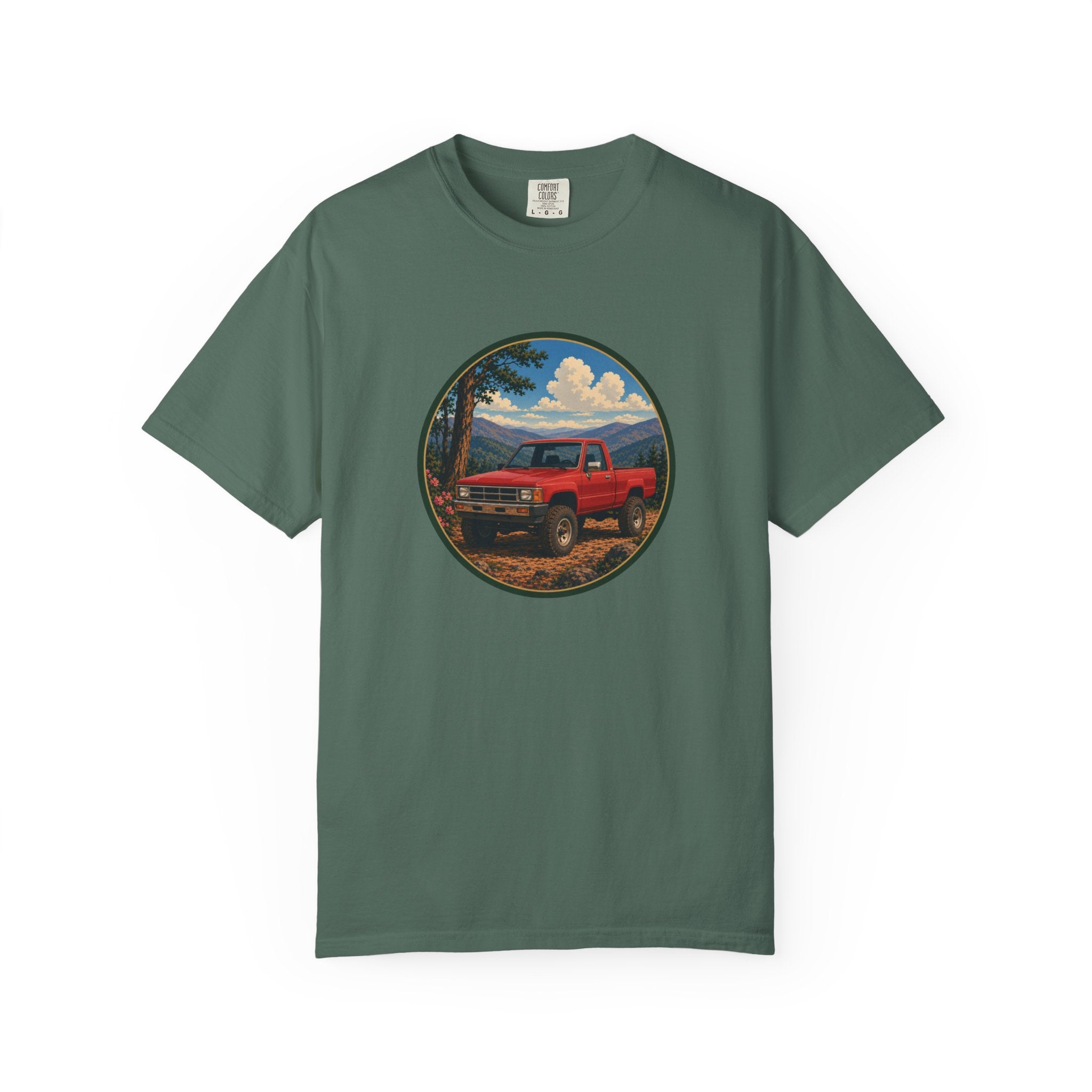 Adventure Truck T-Shirt — Vintage Red 4x4 Off-Road Graphic Tee