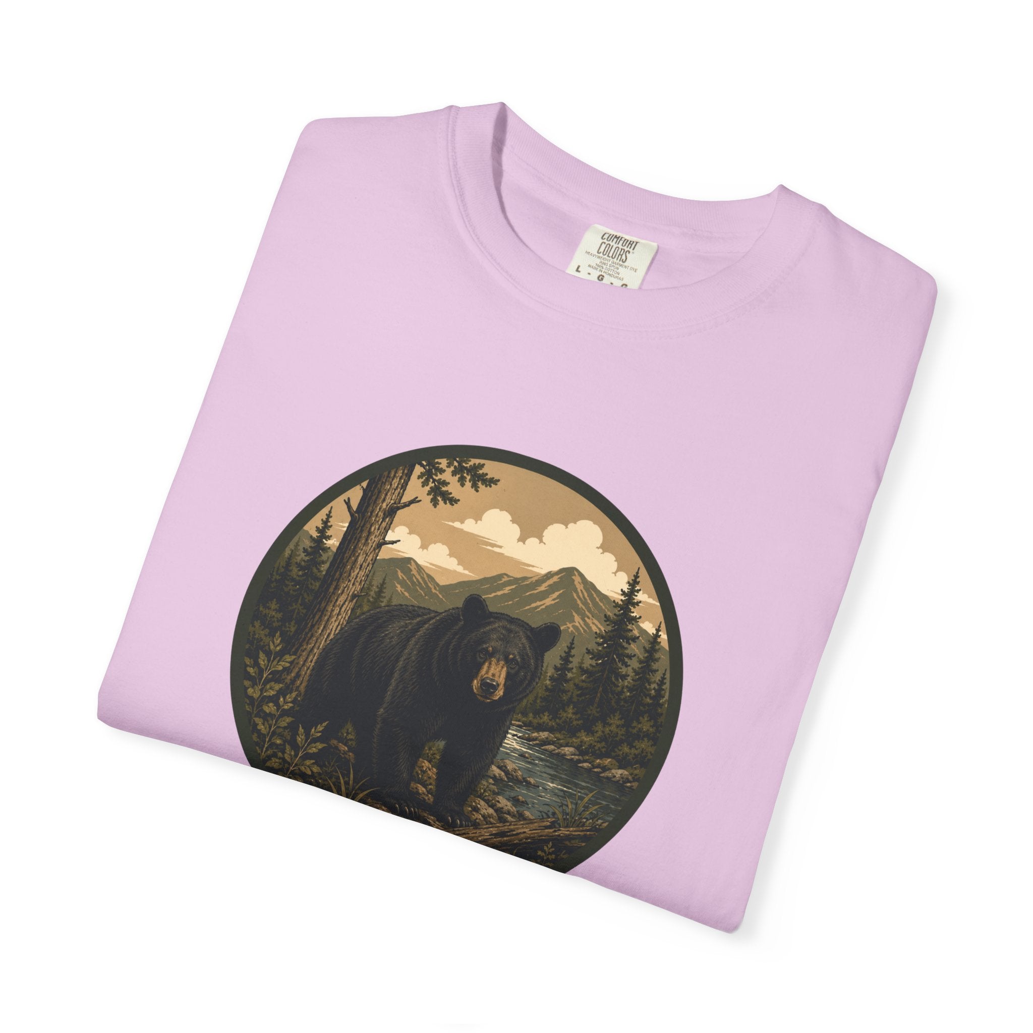 Bear Forest Graphic T-Shirt — Vintage Mountain Wilderness Tee