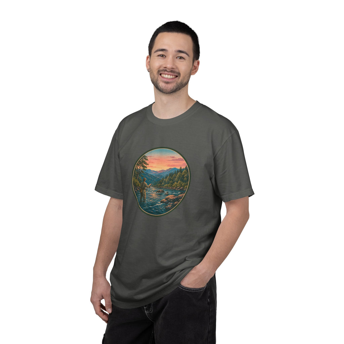 Sunset River Fly Fishing T-Shirt