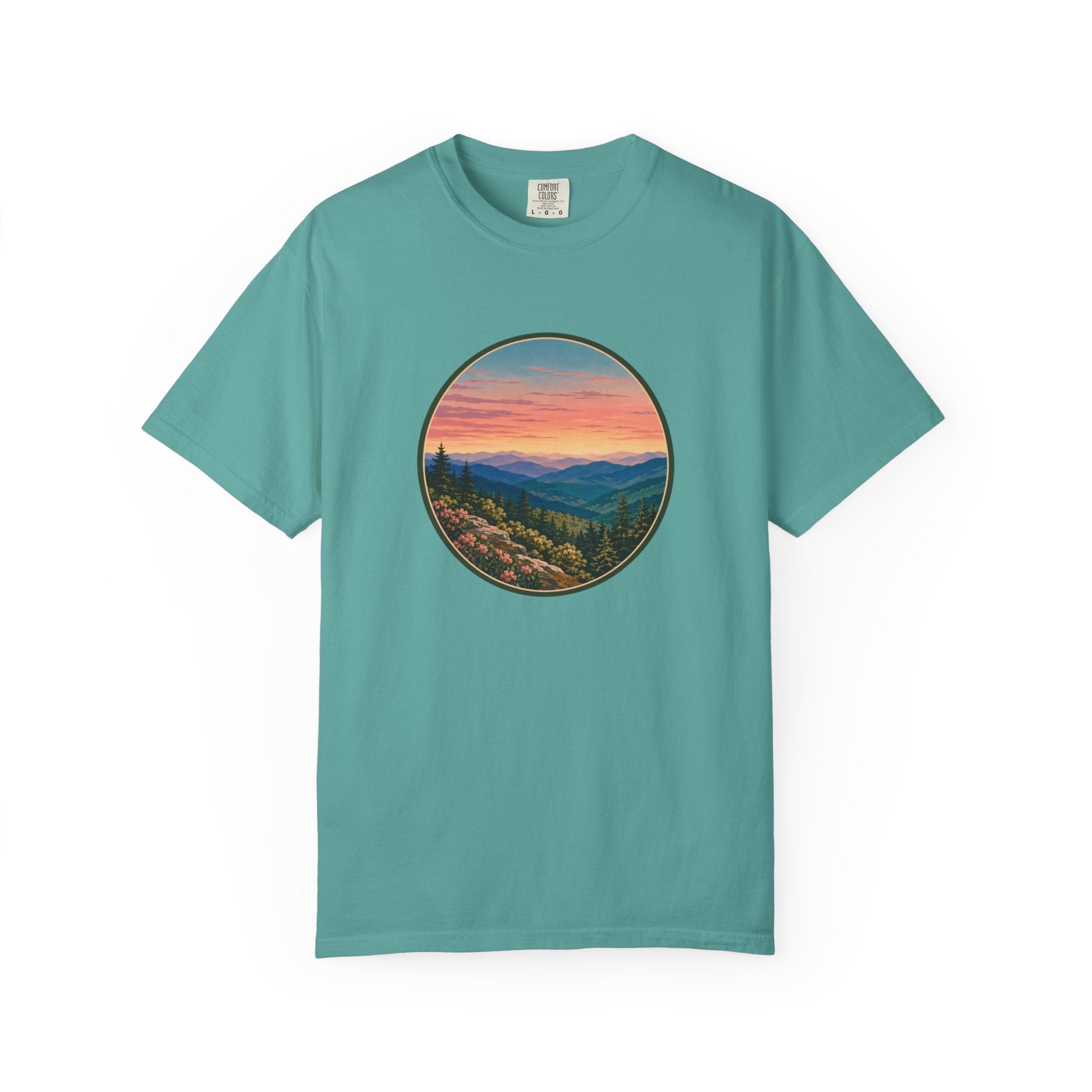 Sunset Mountain Landscape T-Shirt
