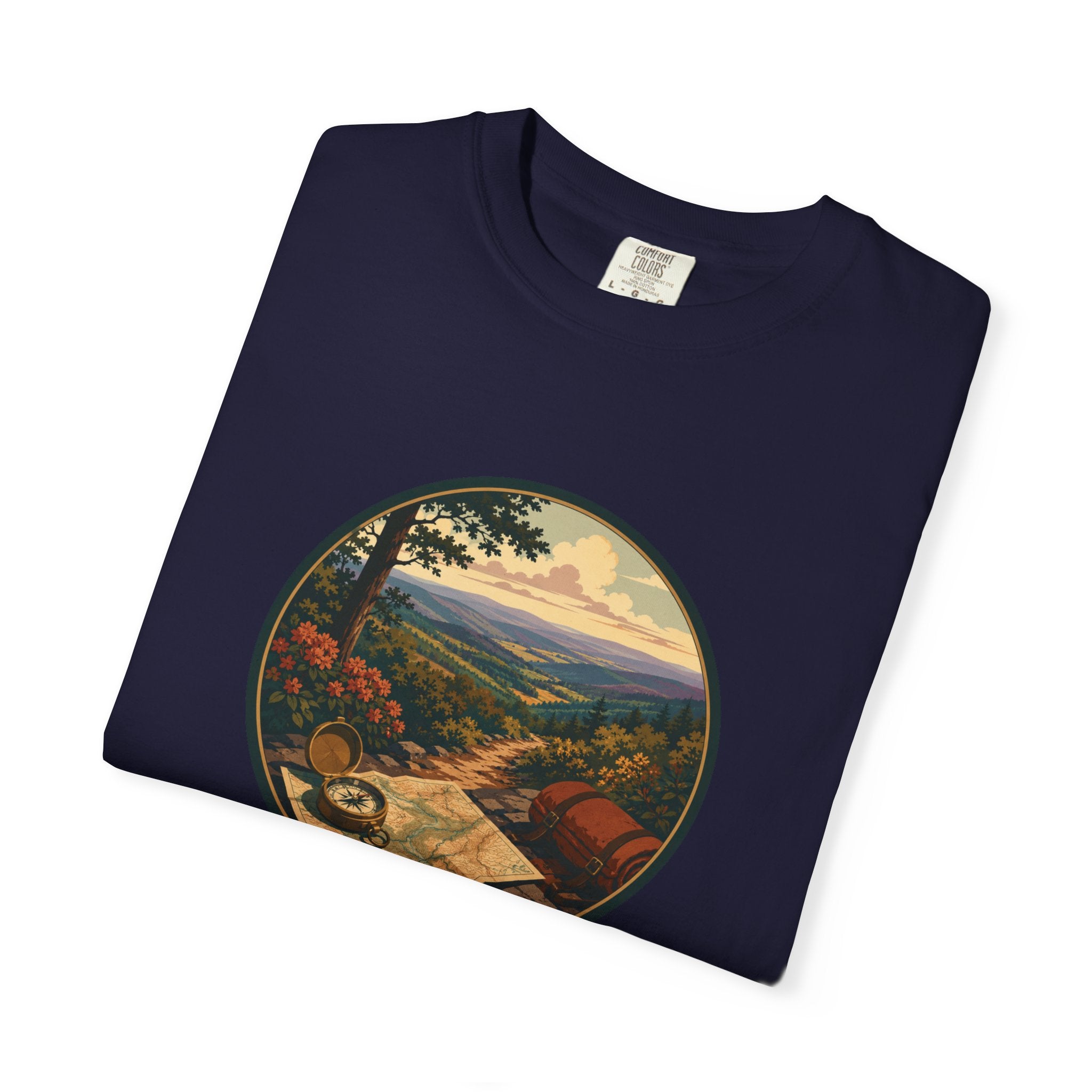 Backpacking Trail Tee - Scenic Mountain Vista T-Shirt