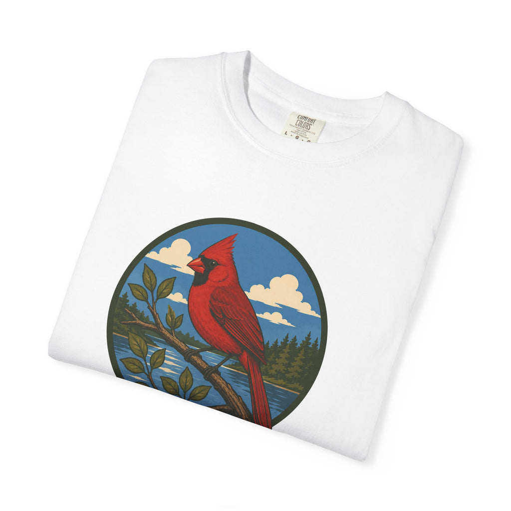 Cardinal Nature T-Shirt — Red Cardinal Bird Graphic Tee