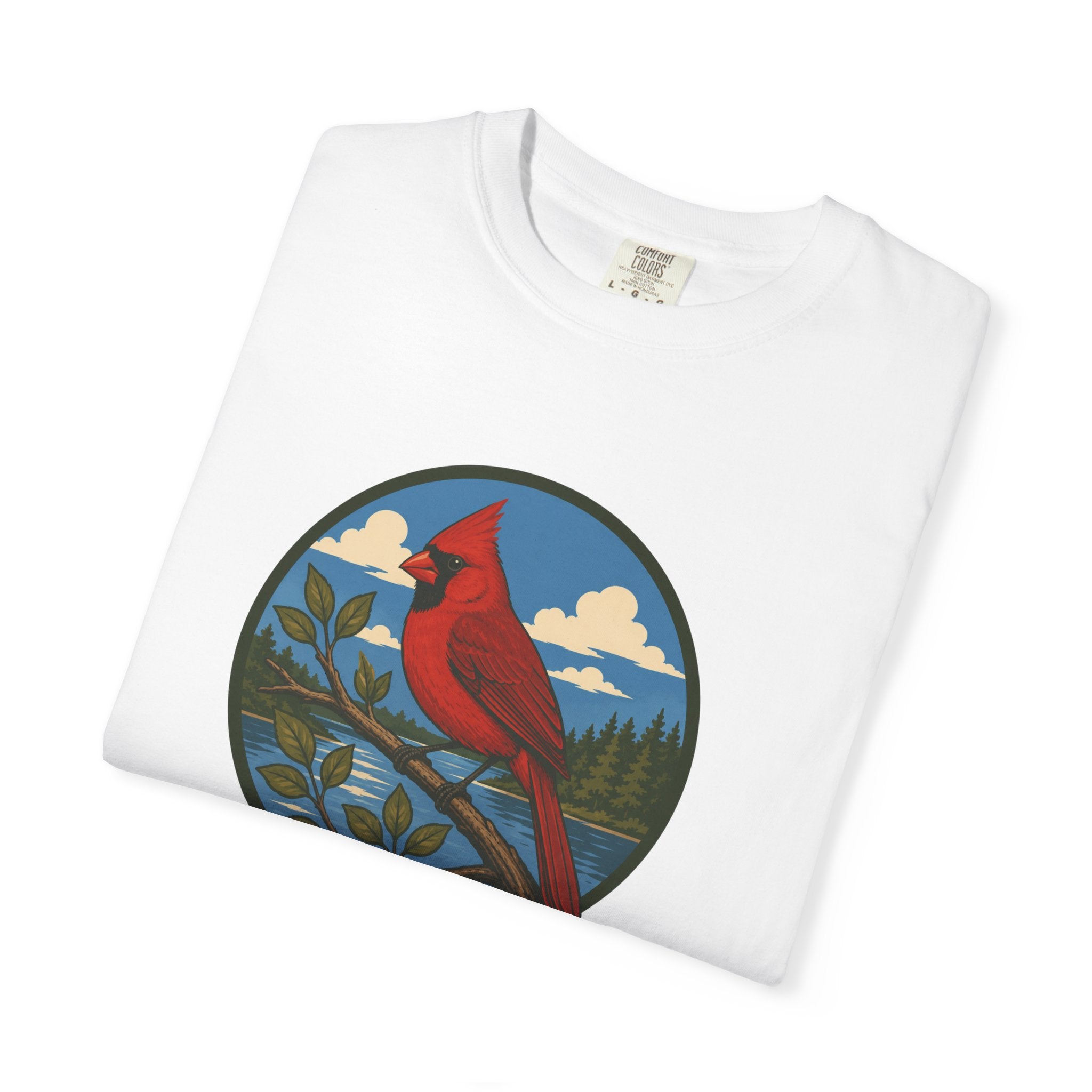 Cardinal Nature T-Shirt — Red Cardinal Bird Graphic Tee