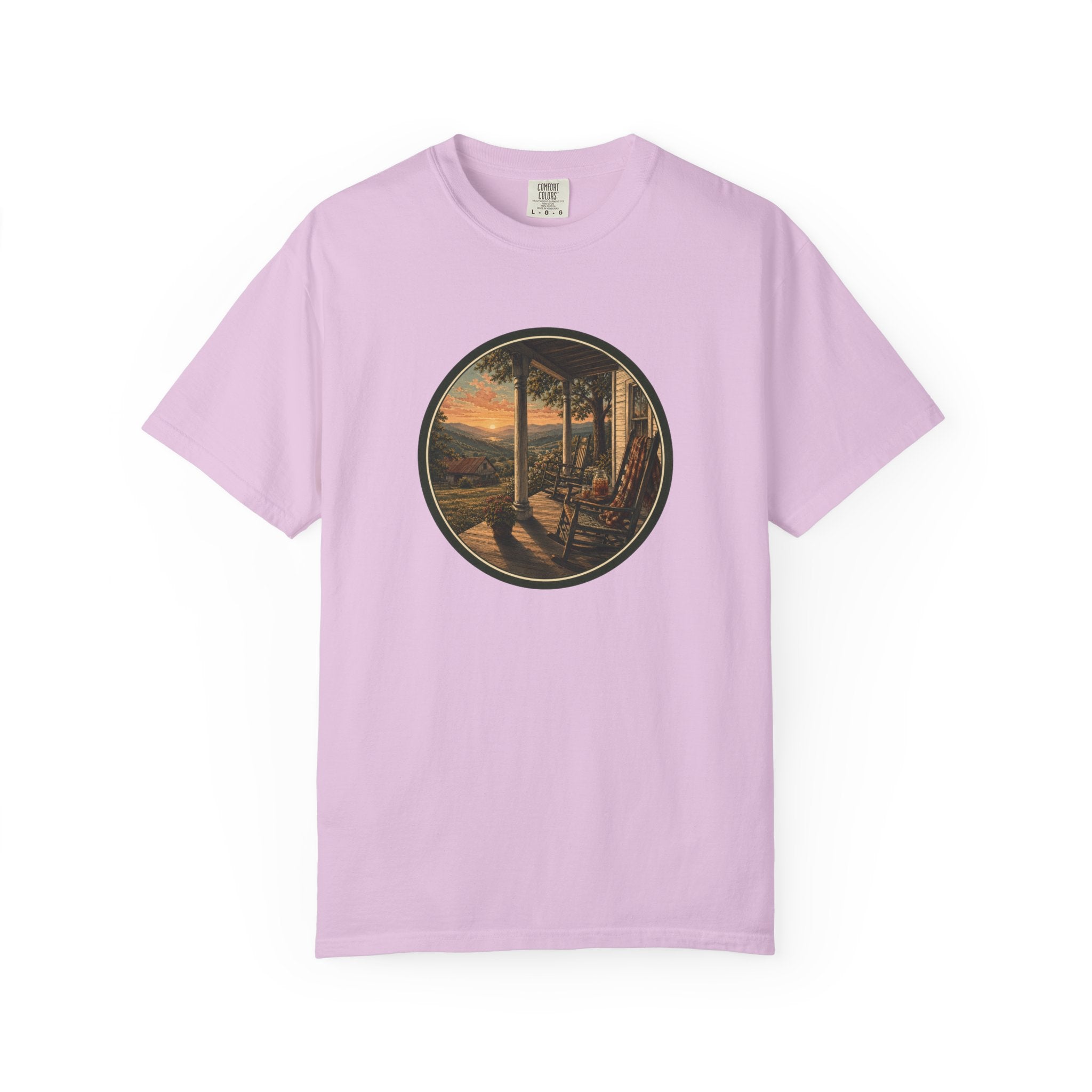 Scenic Porch Sunset T-Shirt