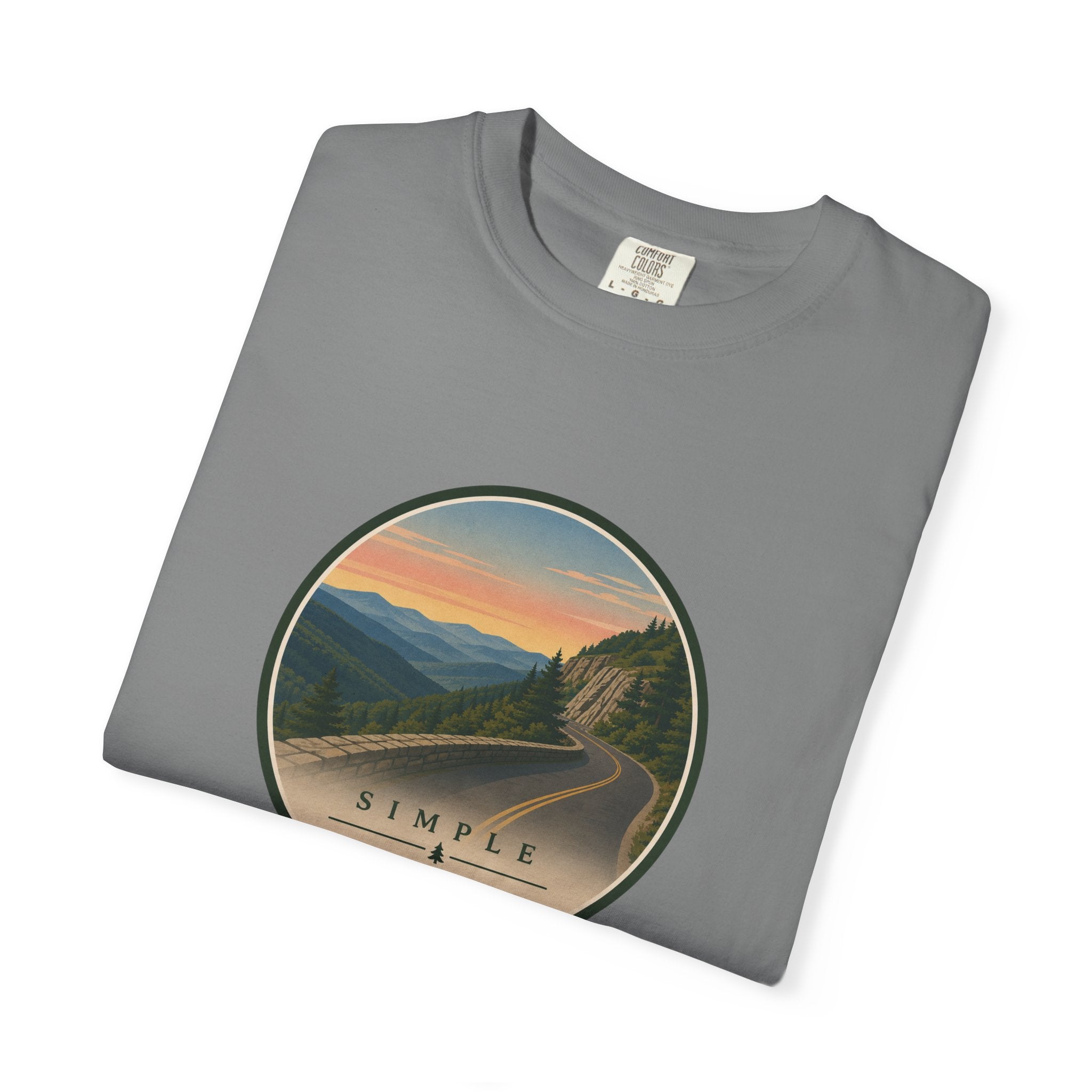 Scenic Sunset Road T-Shirt — Simple Goodness Graphic Tee