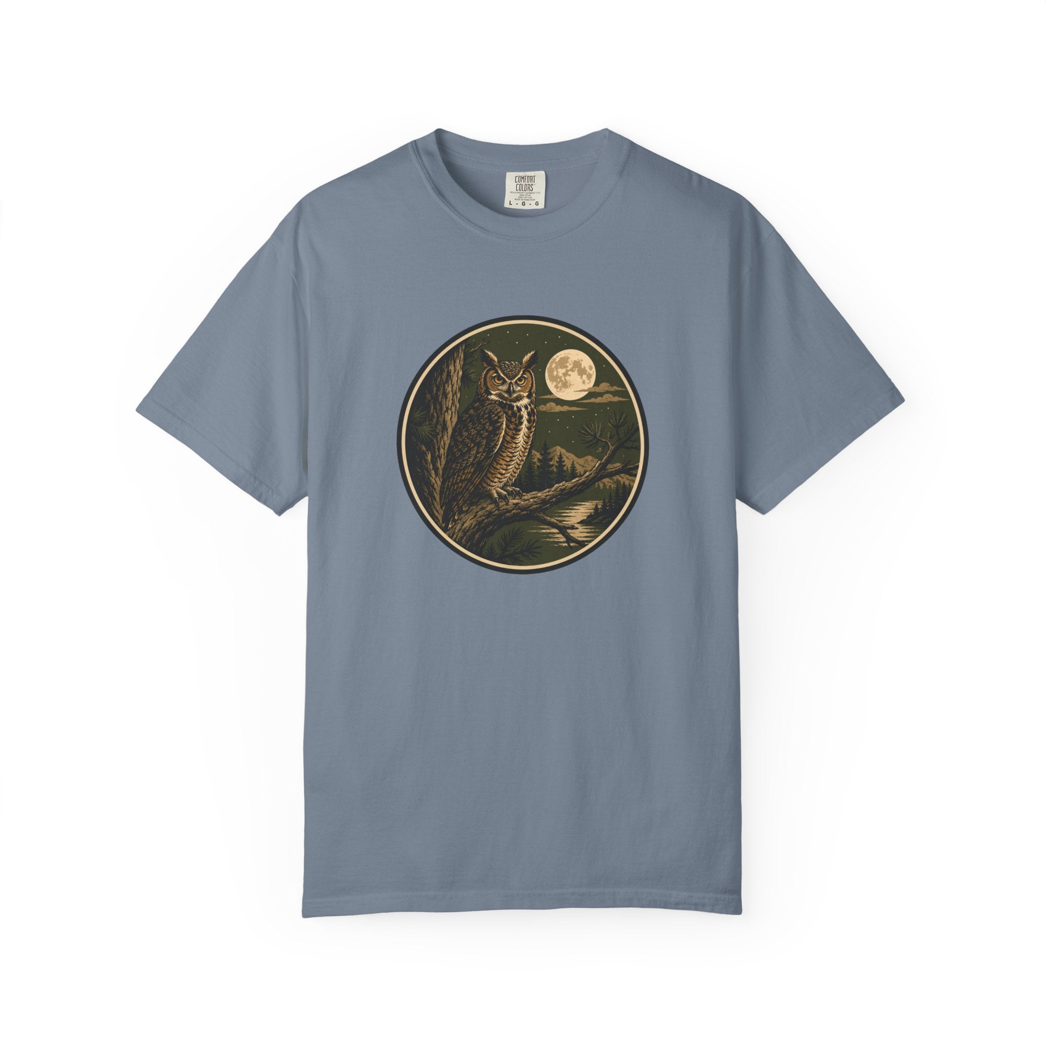 Owl Moon Nightscape T-Shirt