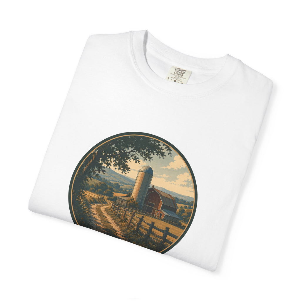 Barn and Farm Country T-Shirt - Vintage Farm Graphic
