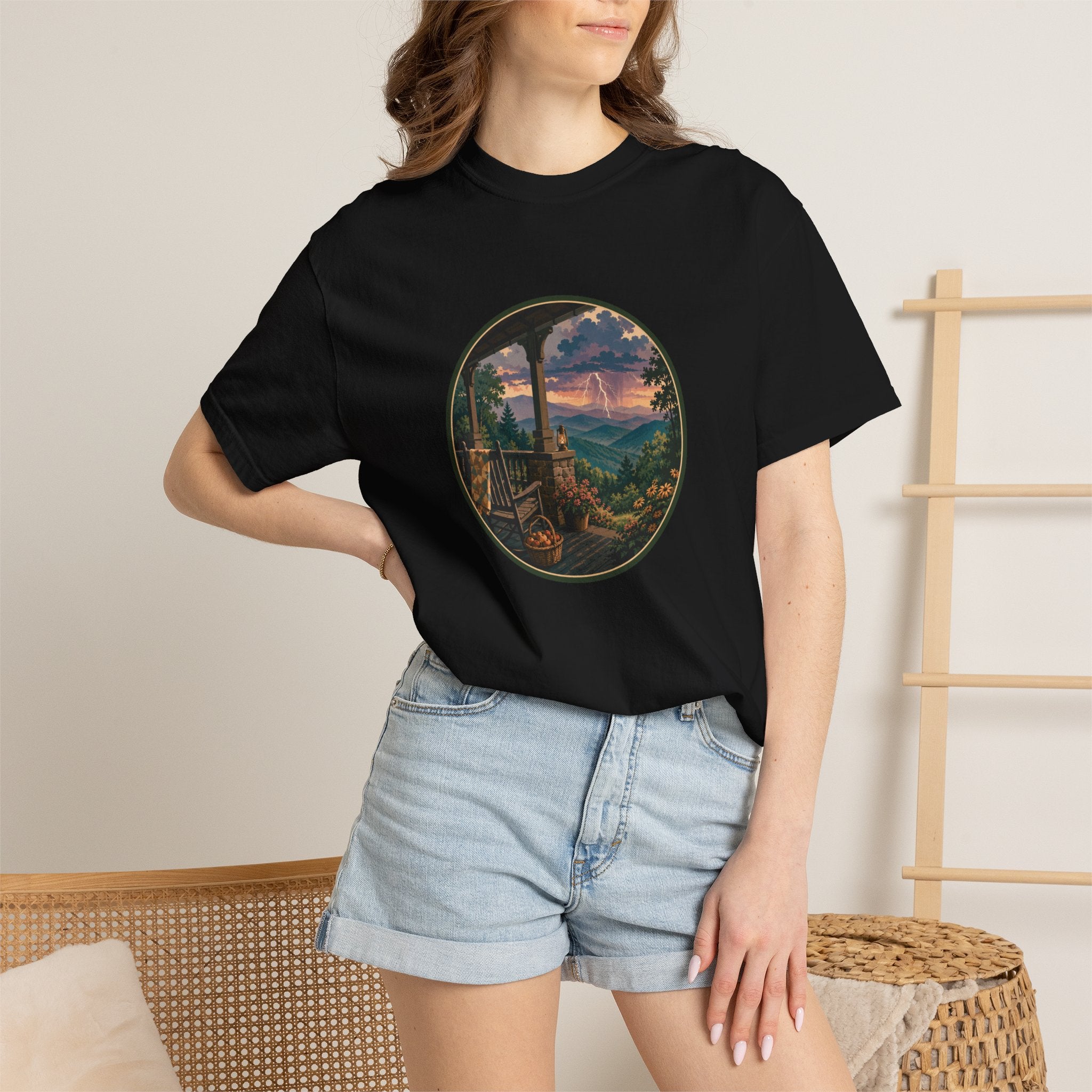 Scenic Mountain Storm T-Shirt