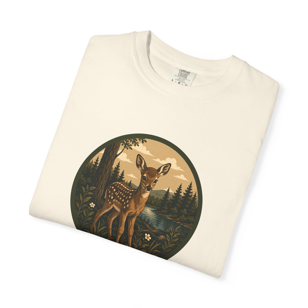 Fawn Forest Tee — Vintage Woodland Deer T-Shirt