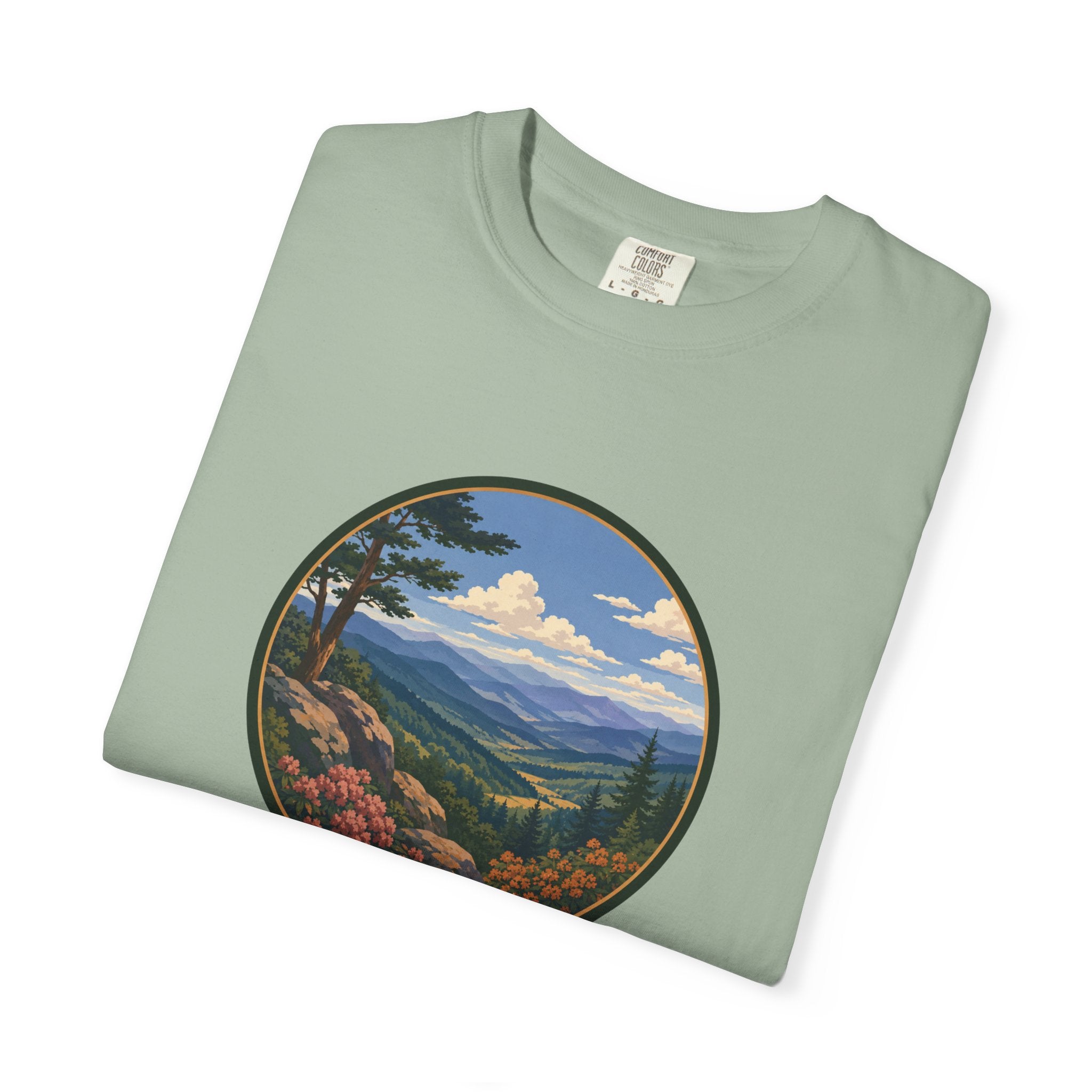 Beautiful Blue Ridge Mountain T-Shirt — Scenic Mountain Landscape Graphic Tee