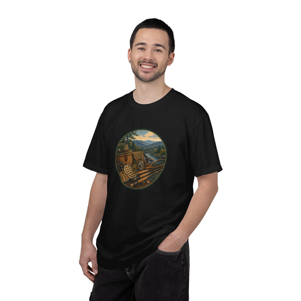 Vintage Fly Fishing T-Shirt — Retro Outdoors Graphic Tee
