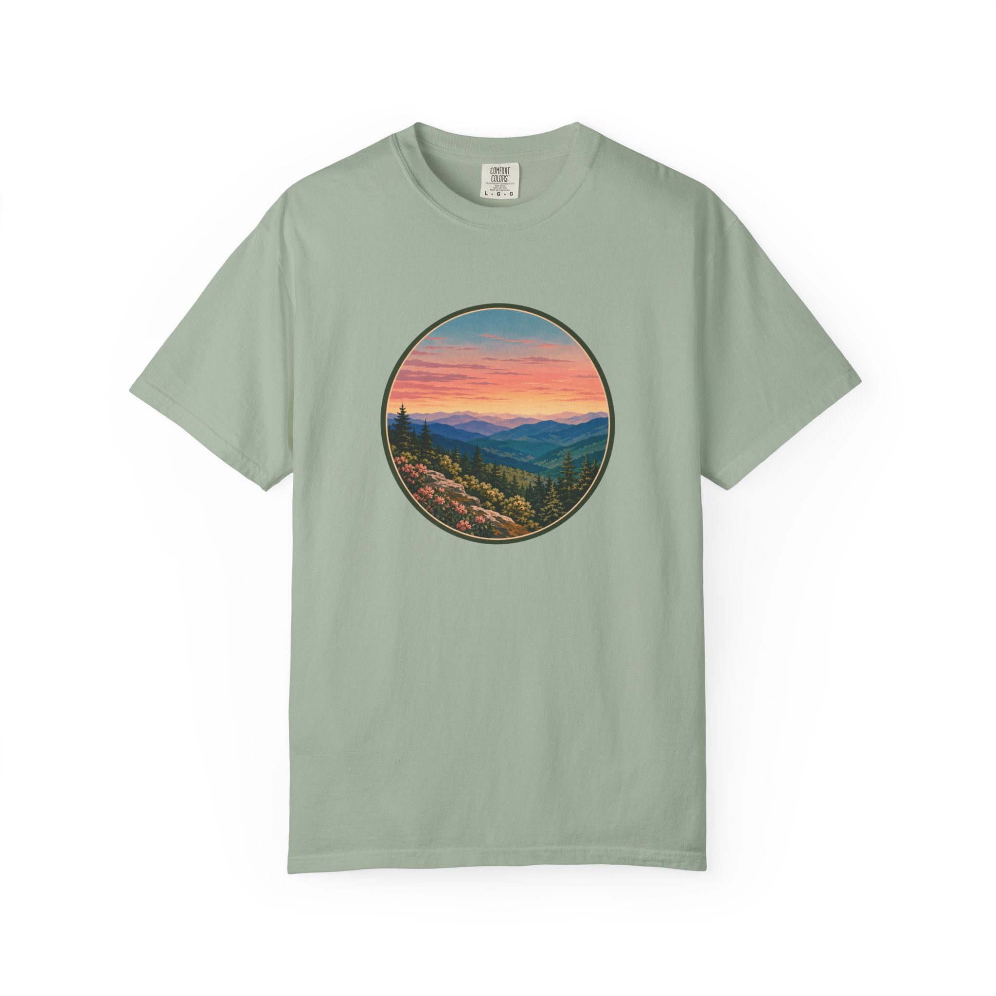 Sunset Mountain Landscape T-Shirt