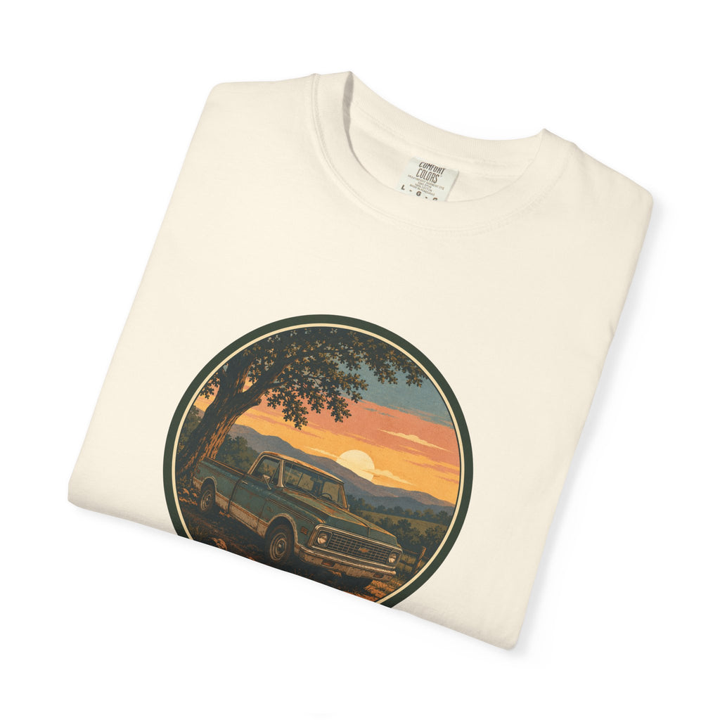 Vintage Pickup Sunset T-Shirt