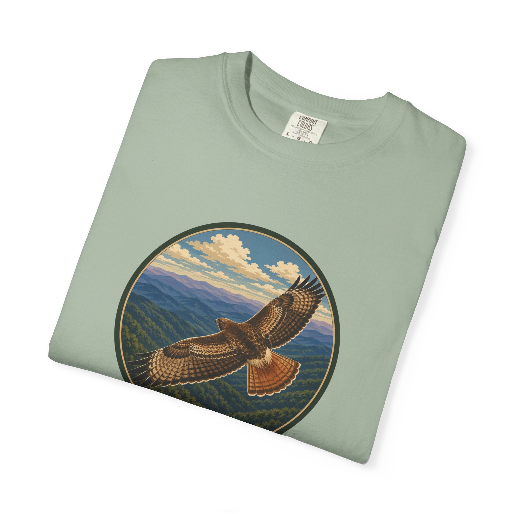 Soaring Hawk T-Shirt — Mountain Flight Graphic Tee