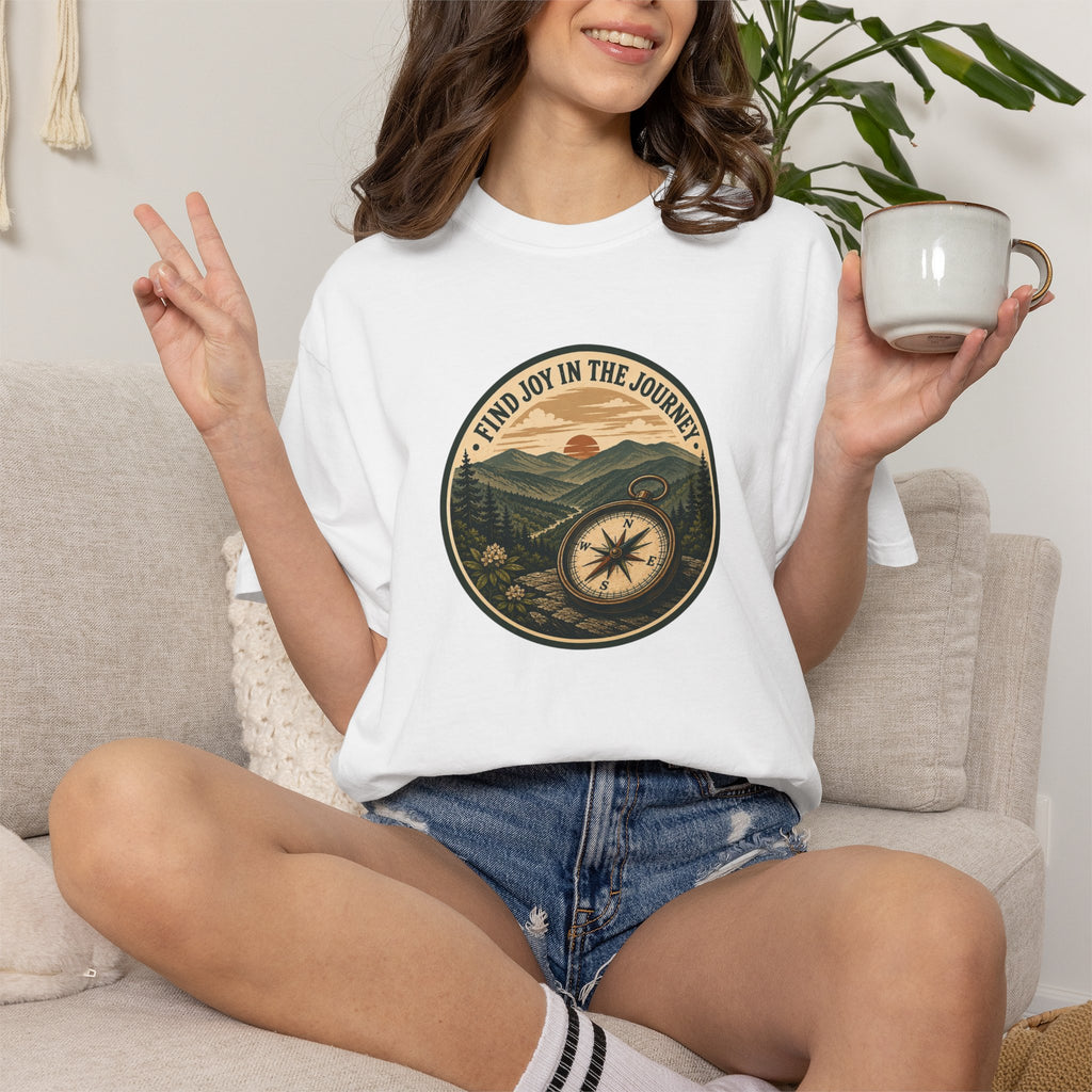 "Find Joy in the Journey" Compass T-shirt