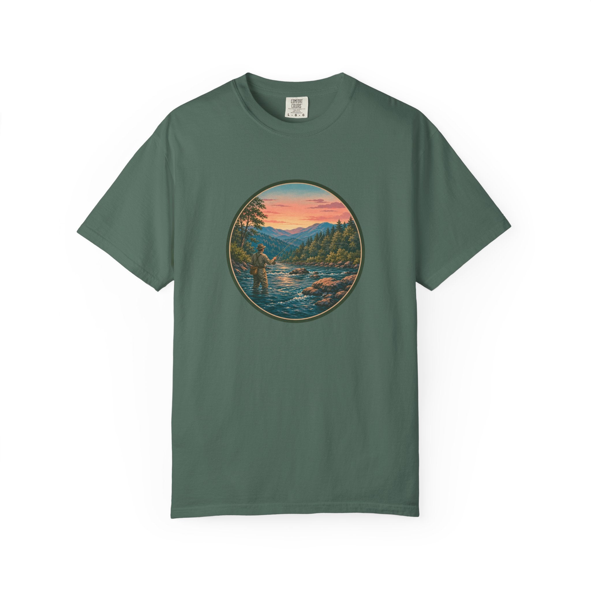 Sunset River Fly Fishing T-Shirt