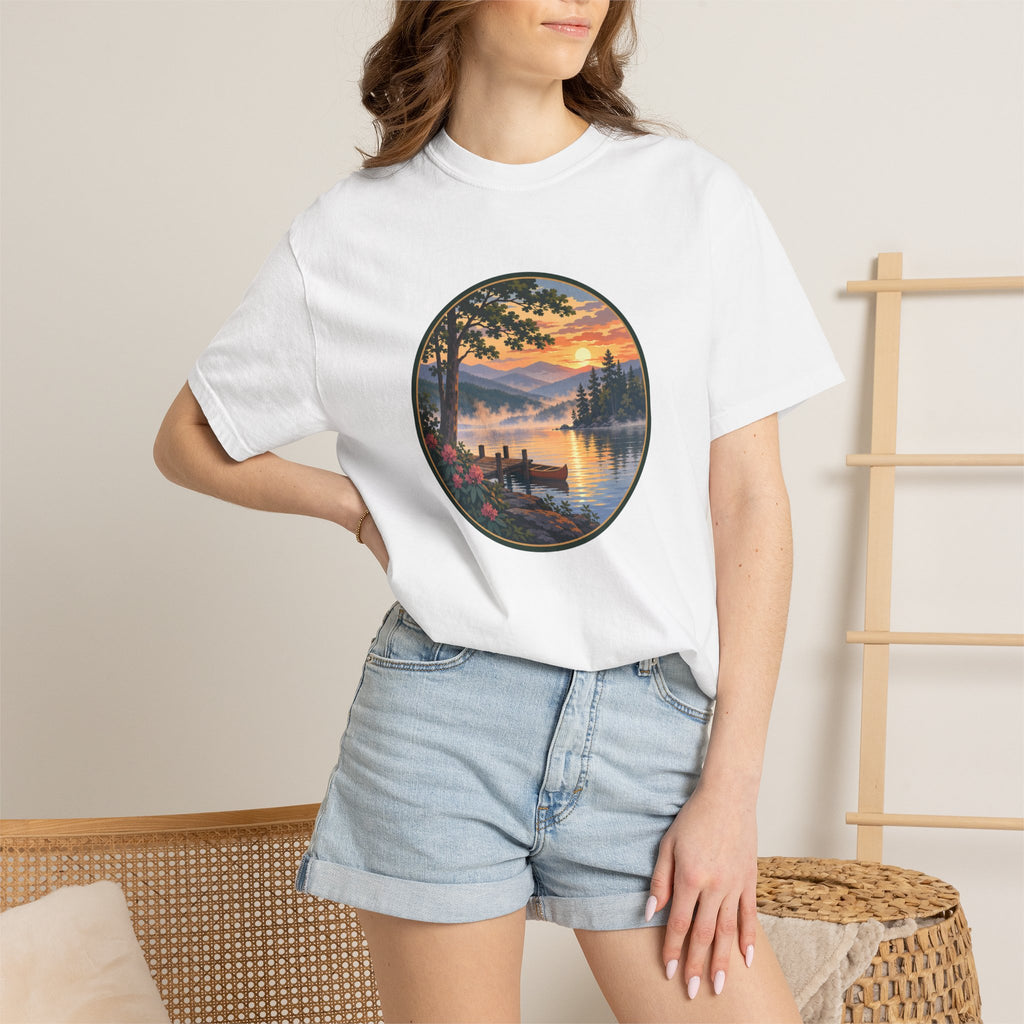 Scenic Lake Sunrise T-Shirt