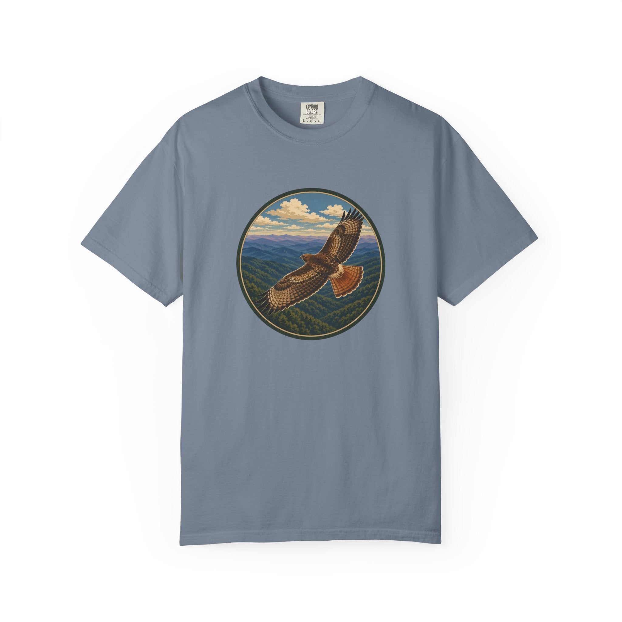 Soaring Hawk T-Shirt — Mountain Flight Graphic Tee
