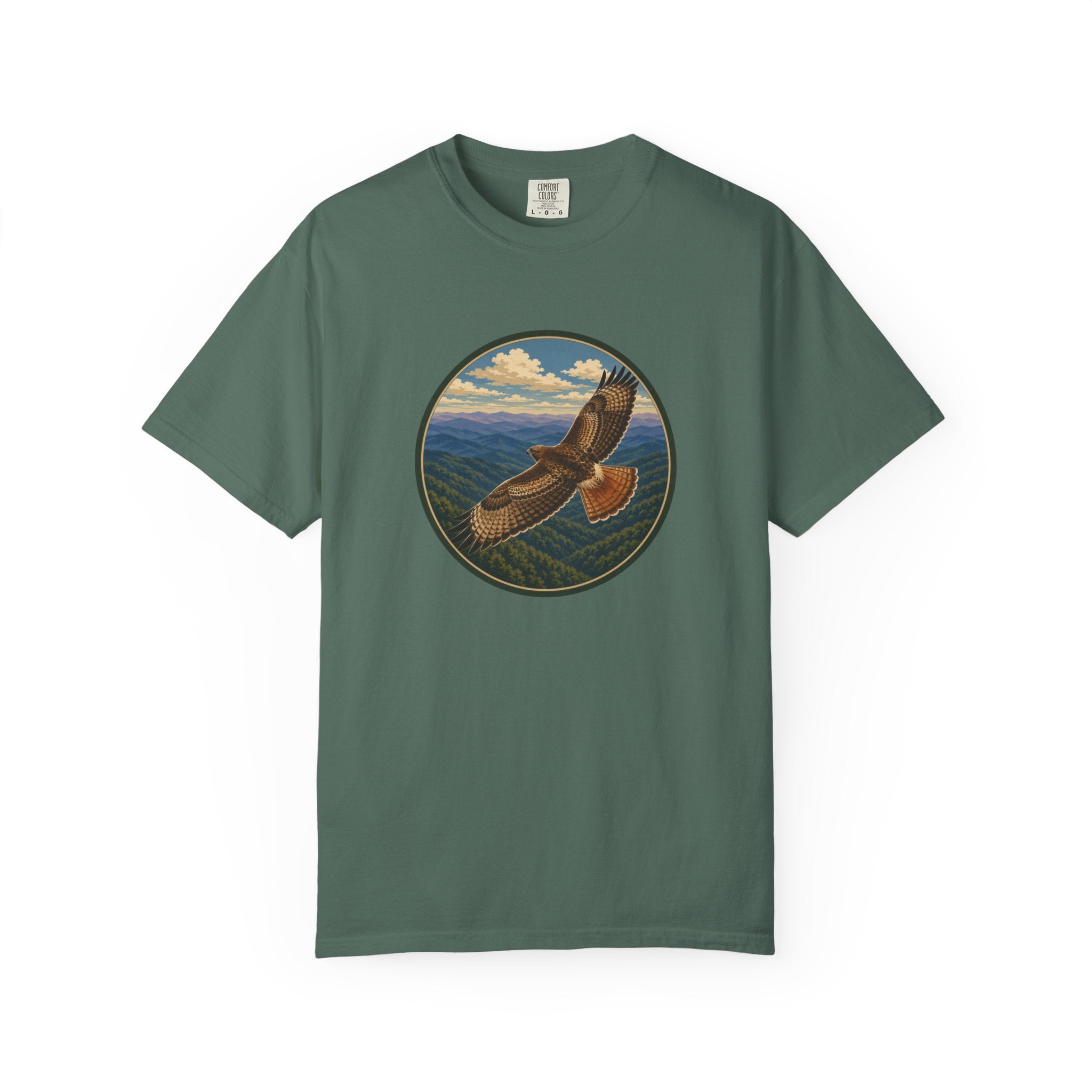 Soaring Hawk T-Shirt — Mountain Flight Graphic Tee