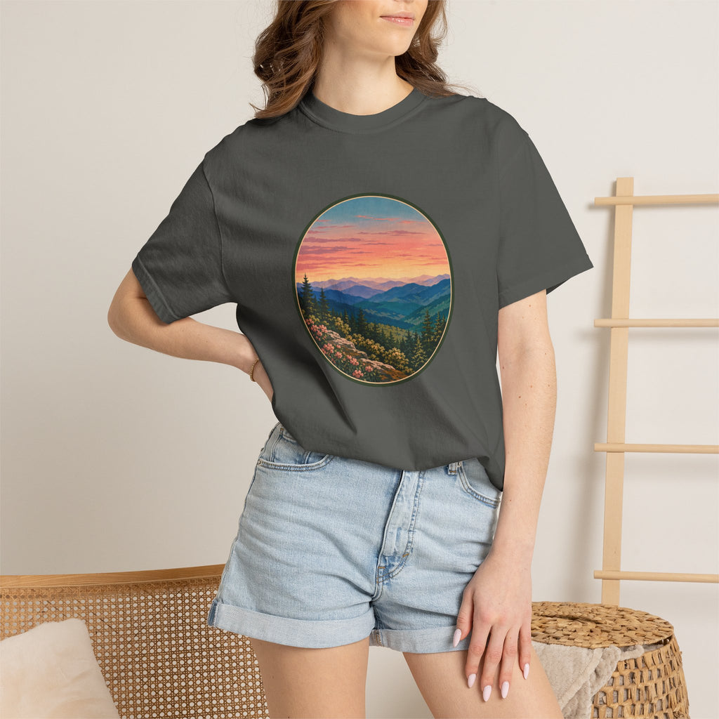 Sunset Mountain Landscape T-Shirt