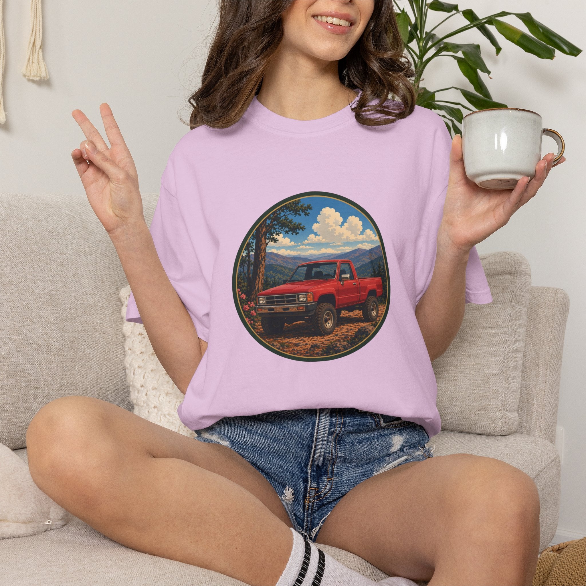 Adventure Truck T-Shirt — Vintage Red 4x4 Off-Road Graphic Tee