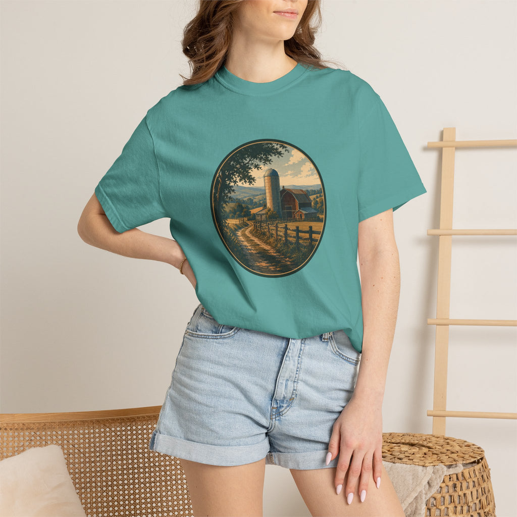 Barn and Farm Country T-Shirt - Vintage Farm Graphic