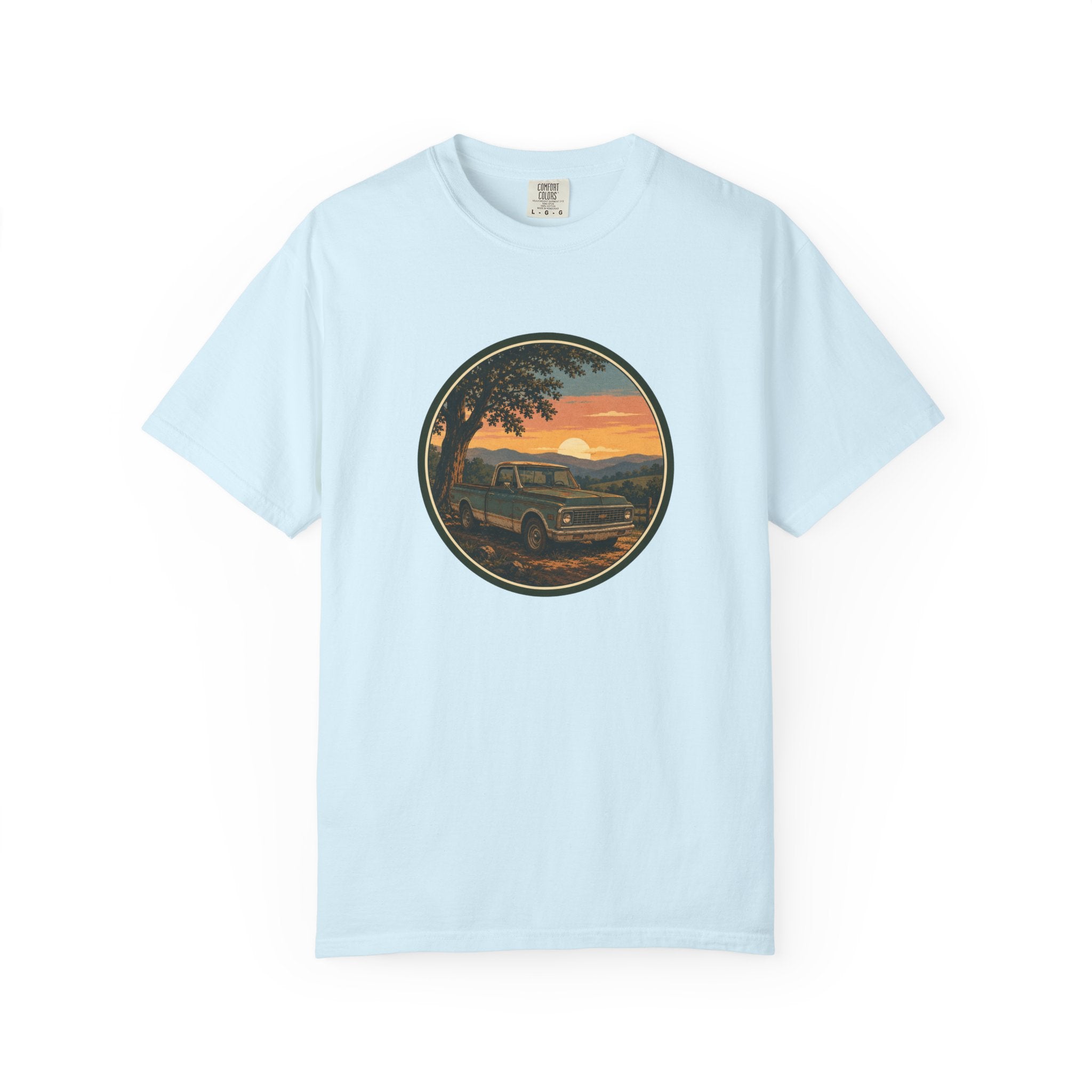 Vintage Pickup Sunset T-Shirt