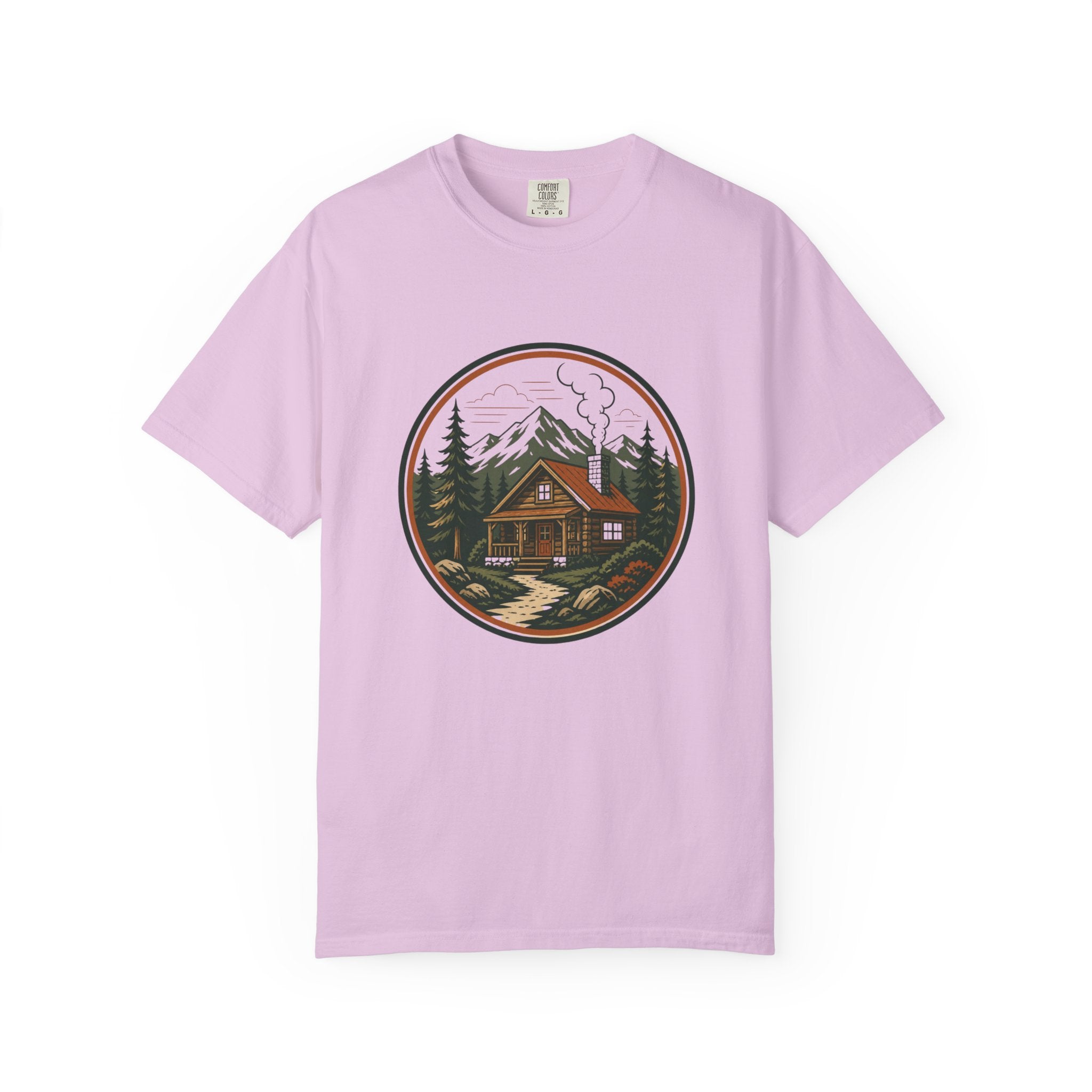 Cabin In The Woods T-Shirt — Rustic Mountain Cabin Graphic Tee