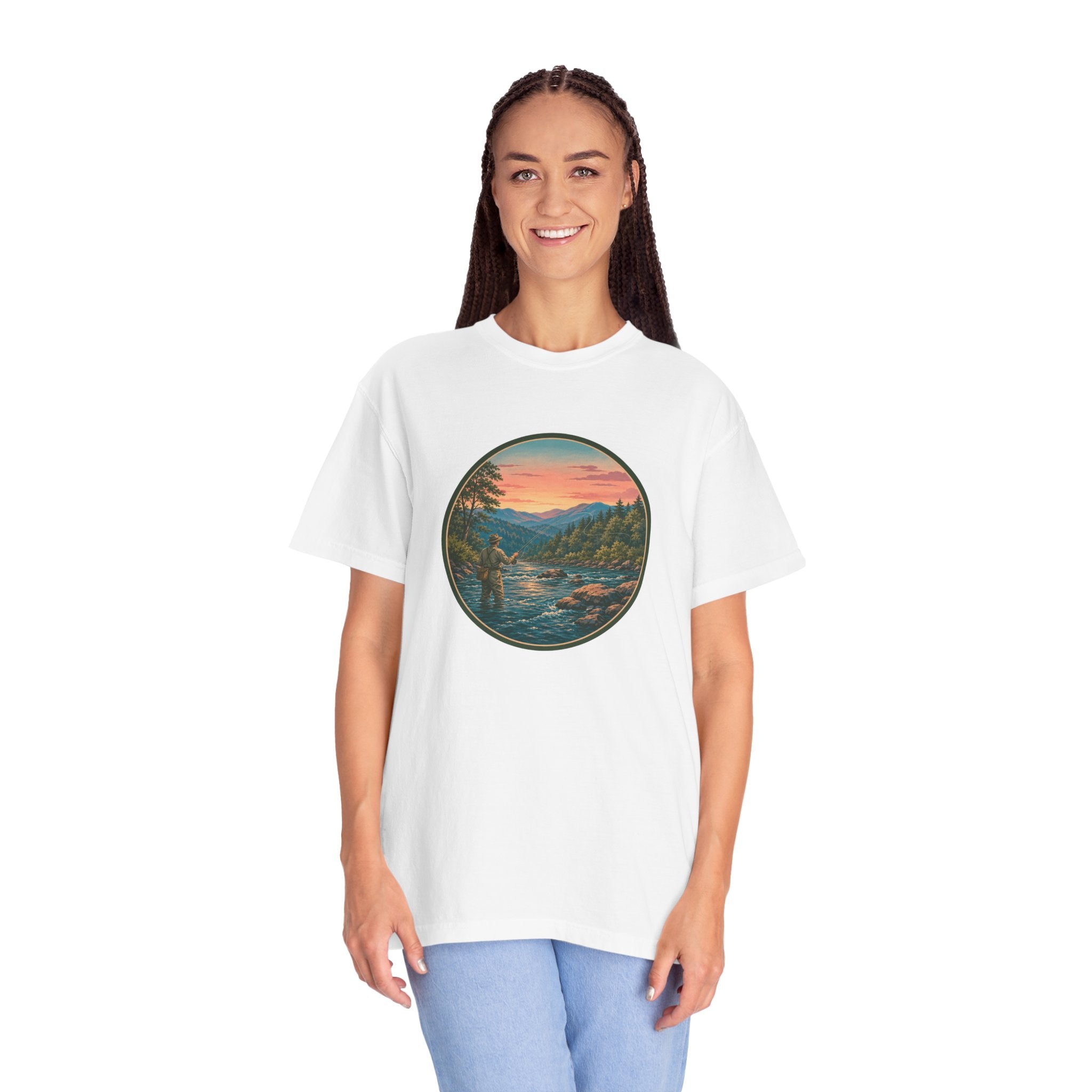 Sunset River Fly Fishing T-Shirt