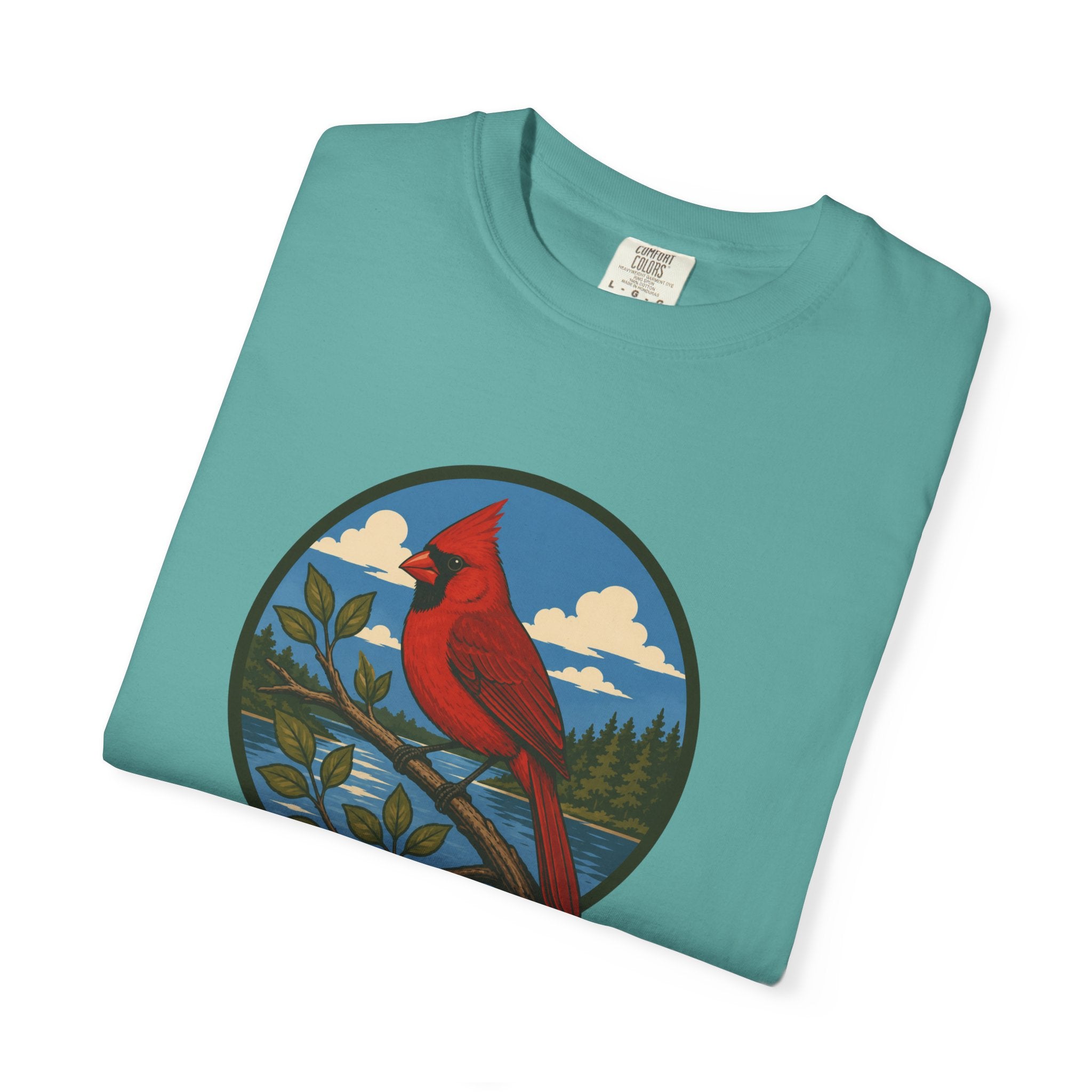 Cardinal Nature T-Shirt — Red Cardinal Bird Graphic Tee