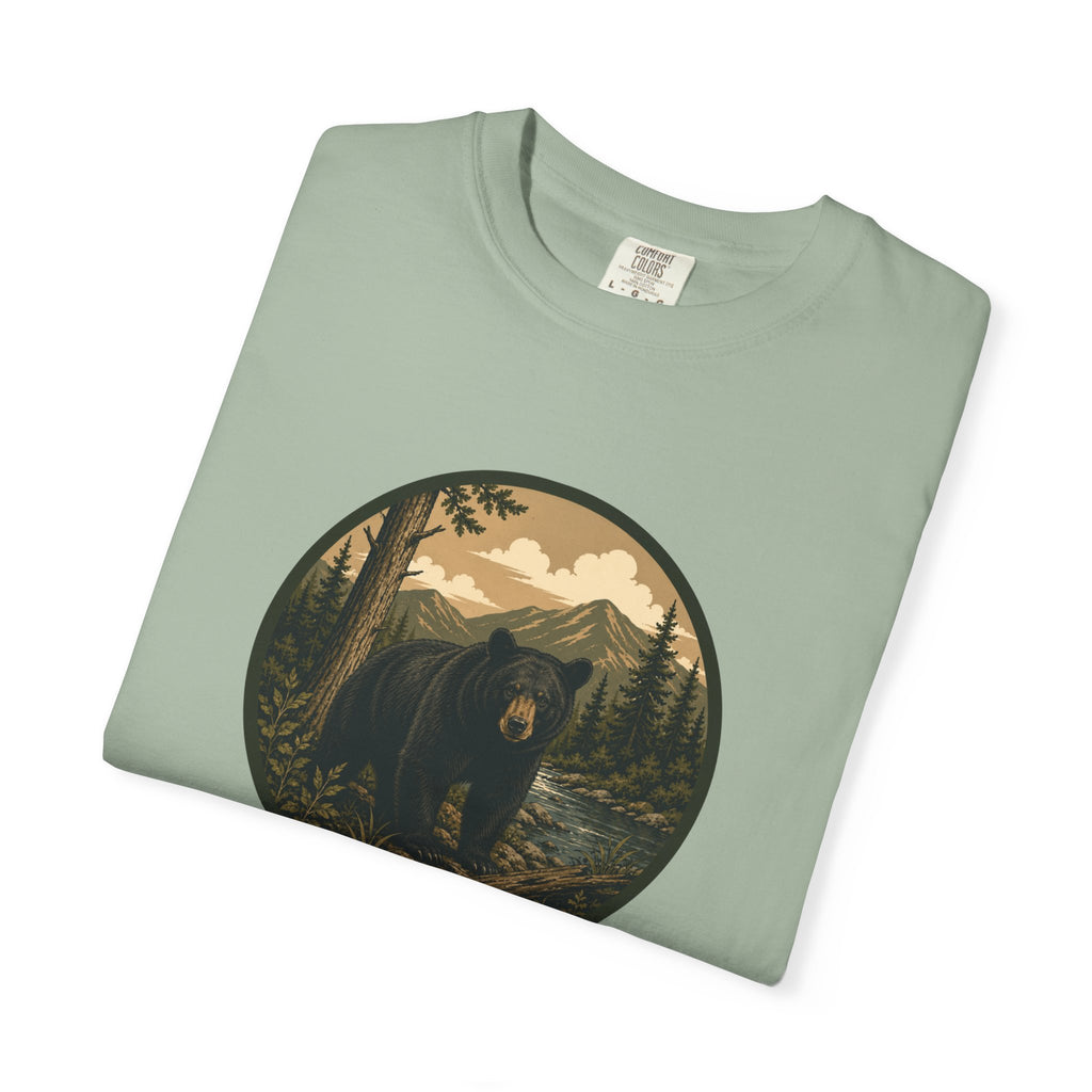 Bear Forest Graphic T-Shirt — Vintage Mountain Wilderness Tee