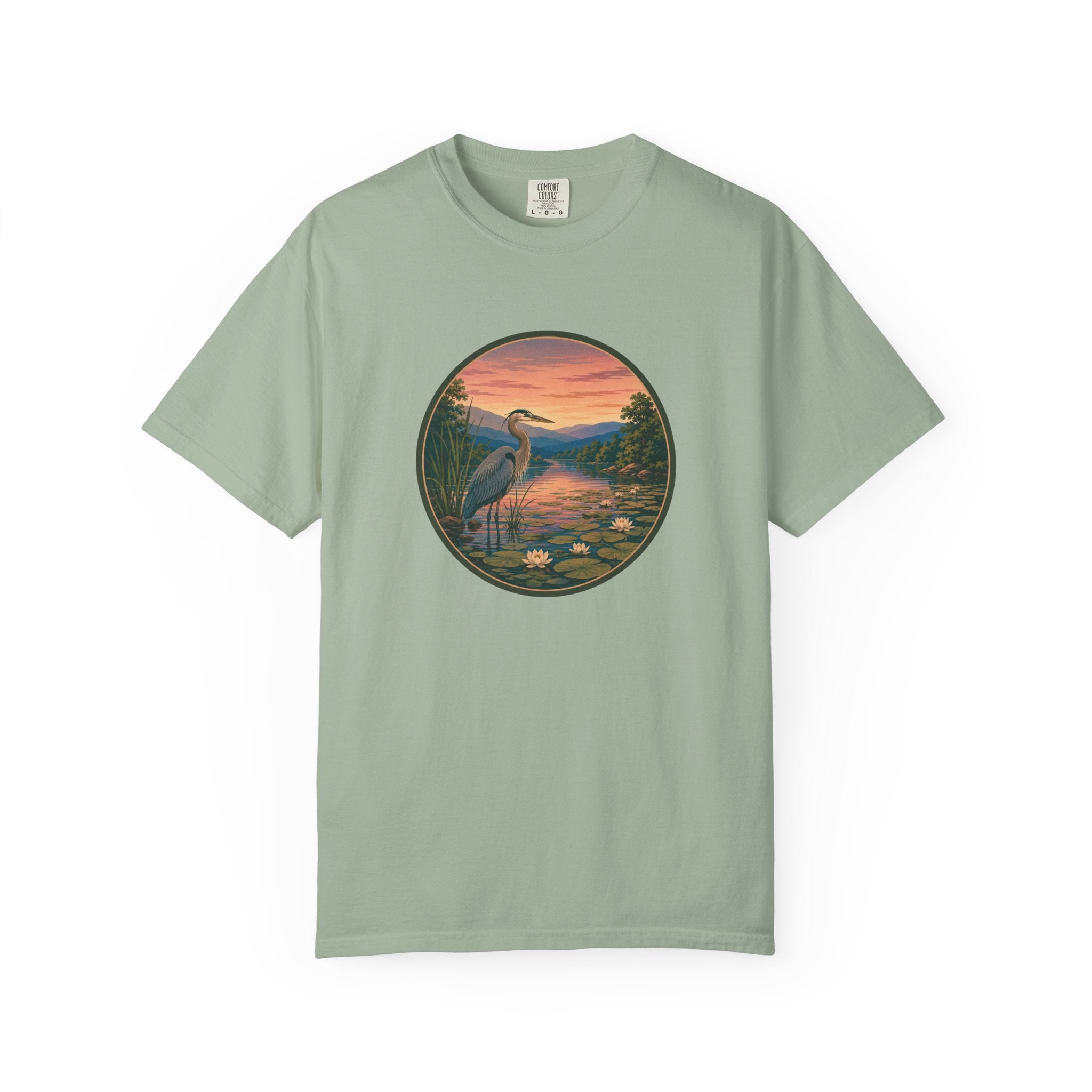 Heron Sunset T-Shirt