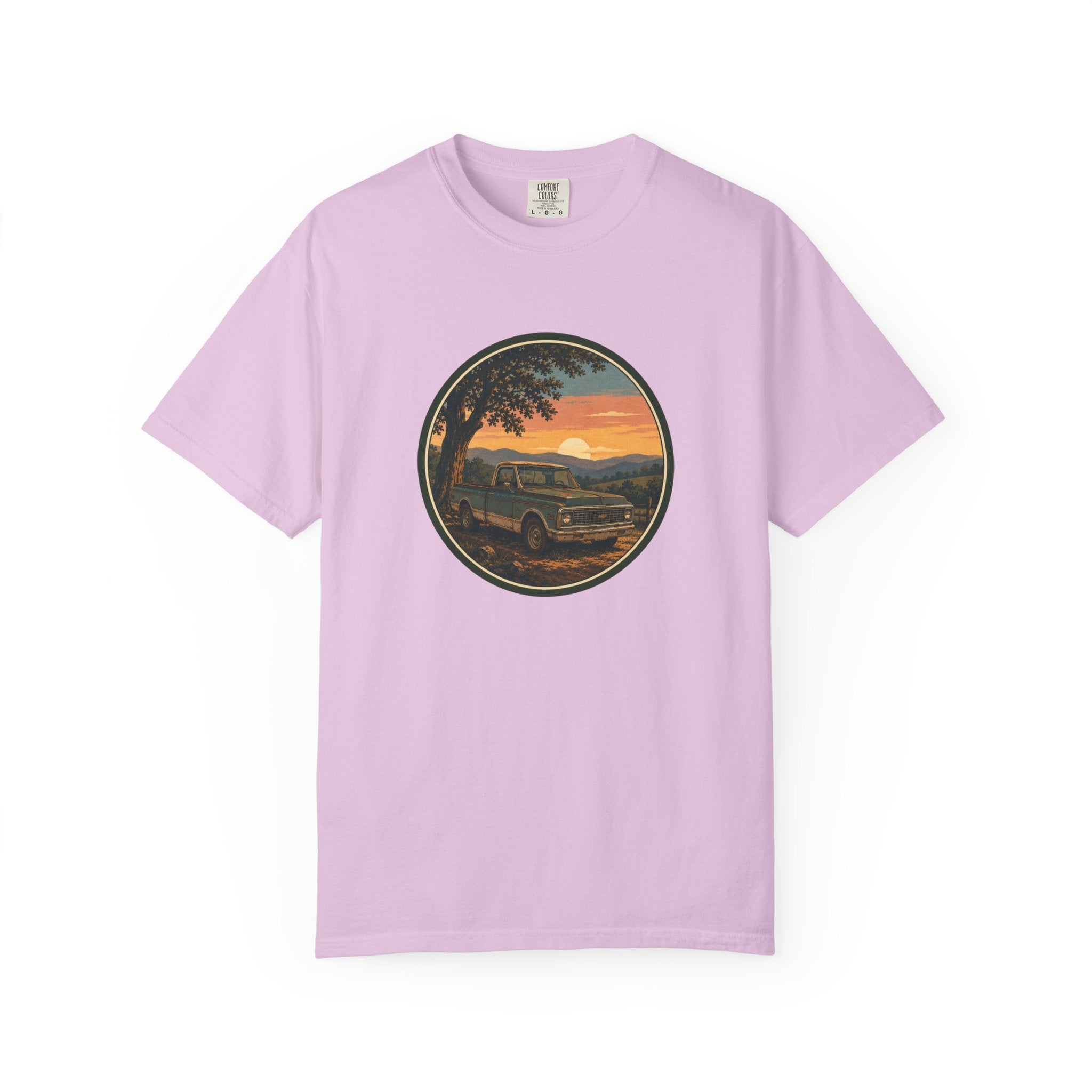 Vintage Pickup Sunset T-Shirt