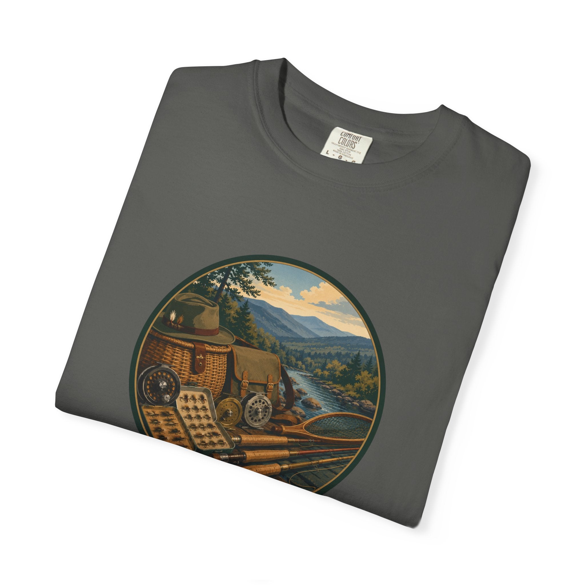 Vintage Fly Fishing T-Shirt — Retro Outdoors Graphic Tee