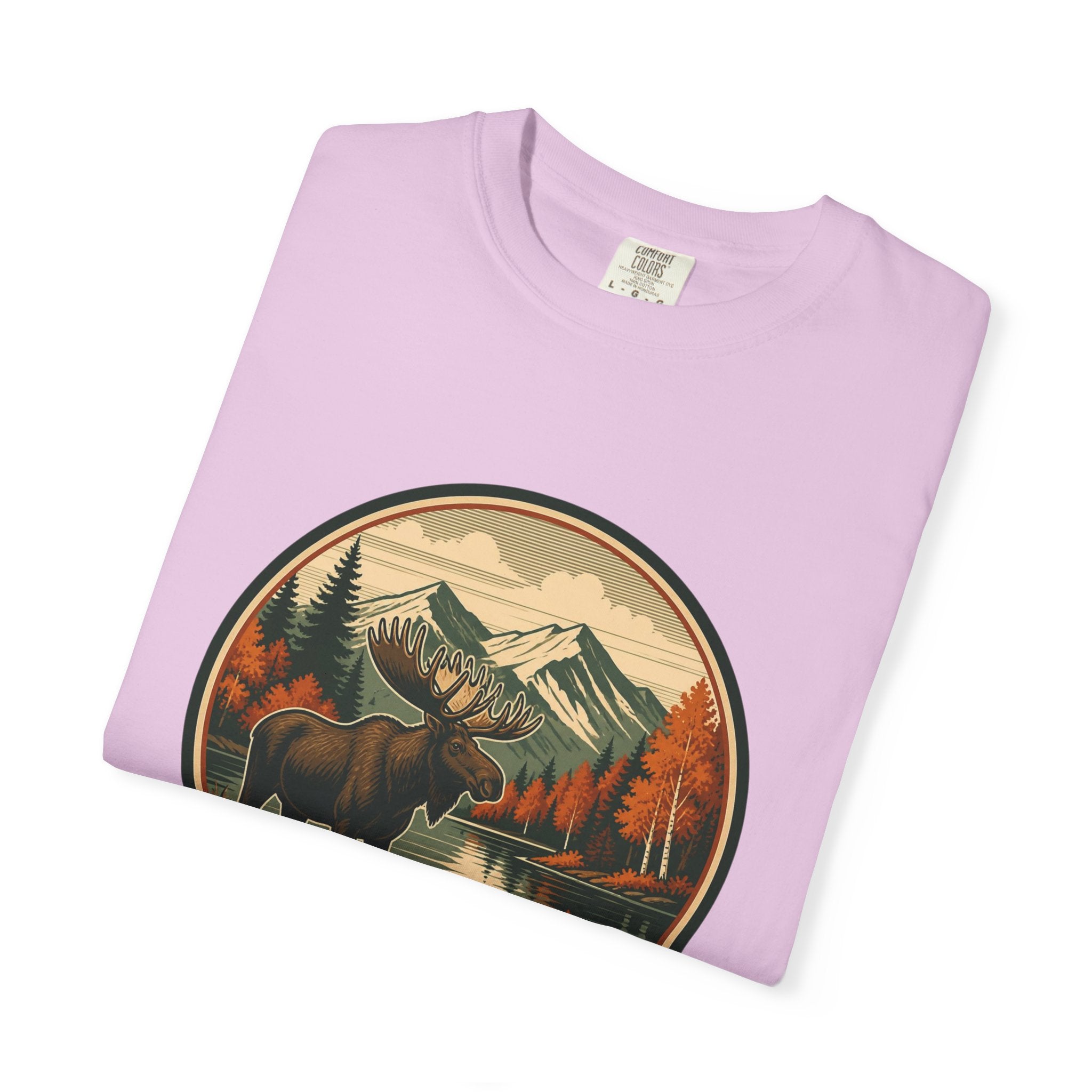 Moose Mountain Scenic T‑Shirt — Vintage Wilderness Camp Tee