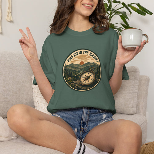 "Find Joy in the Journey" Compass T-shirt