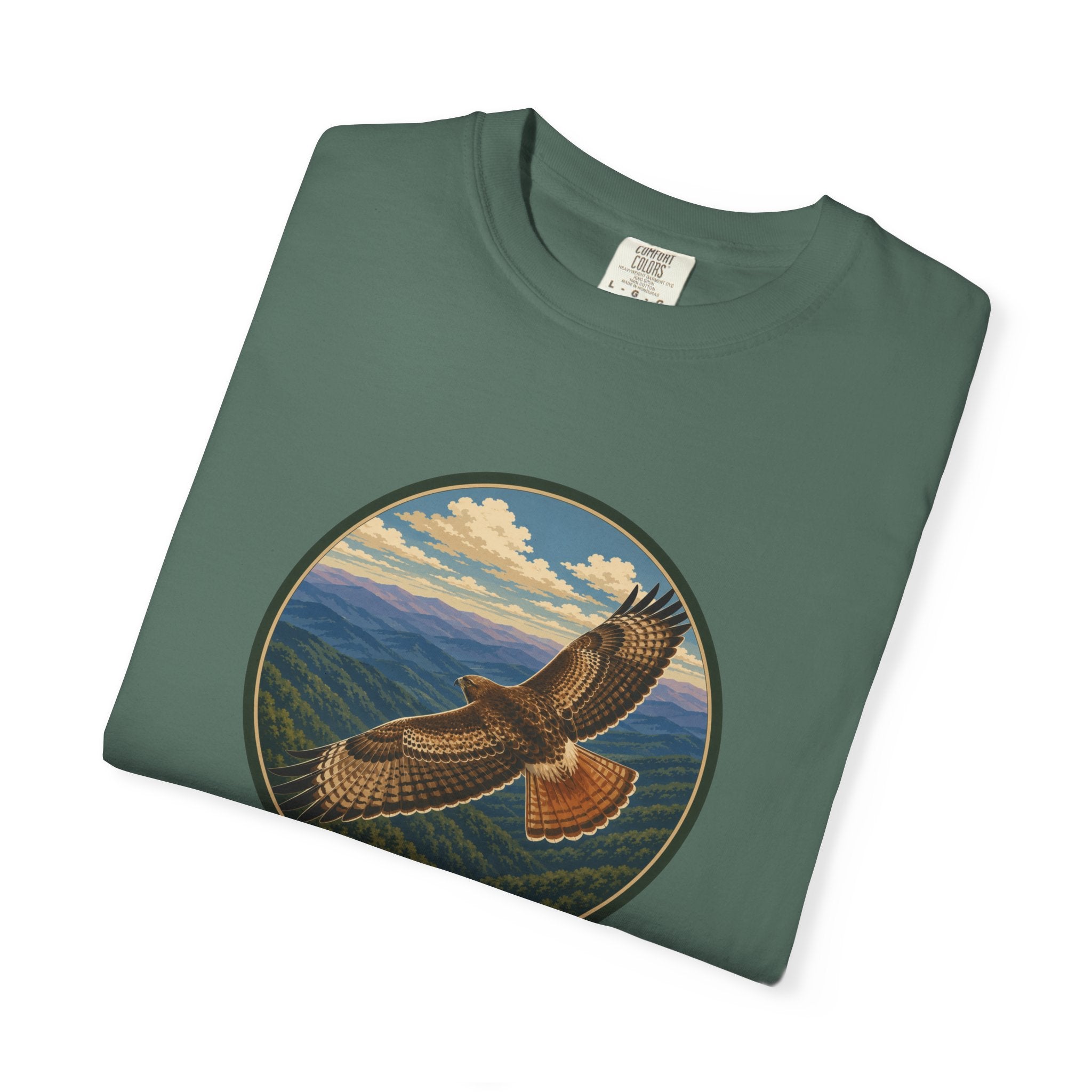 Soaring Hawk T-Shirt — Mountain Flight Graphic Tee