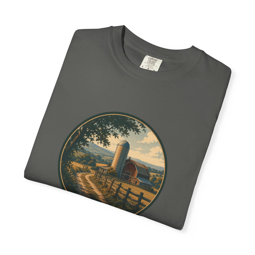 Barn and Farm Country T-Shirt - Vintage Farm Graphic