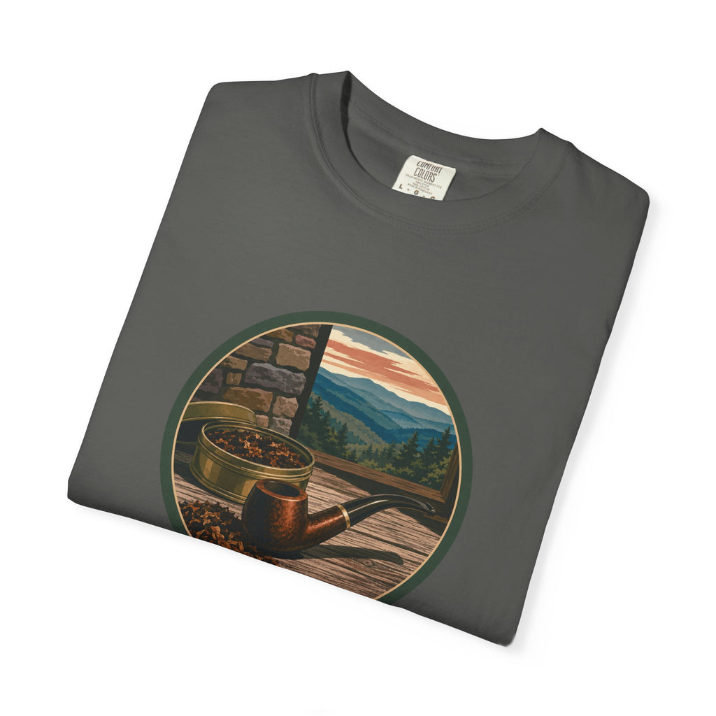 Vintage Tobacco Pipe Circle T-Shirt