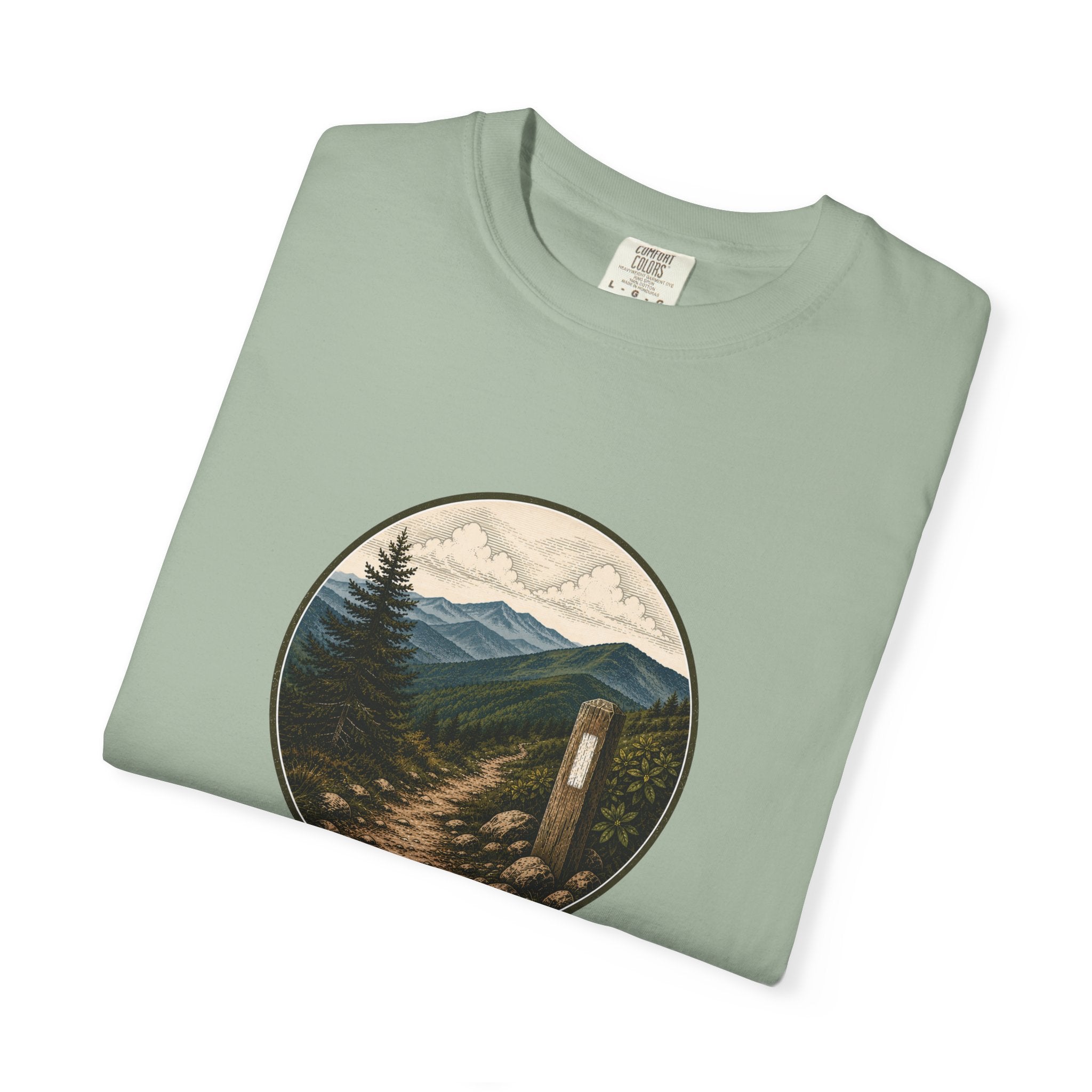 Trailside Scenic T-Shirt — Mountain Path Graphic