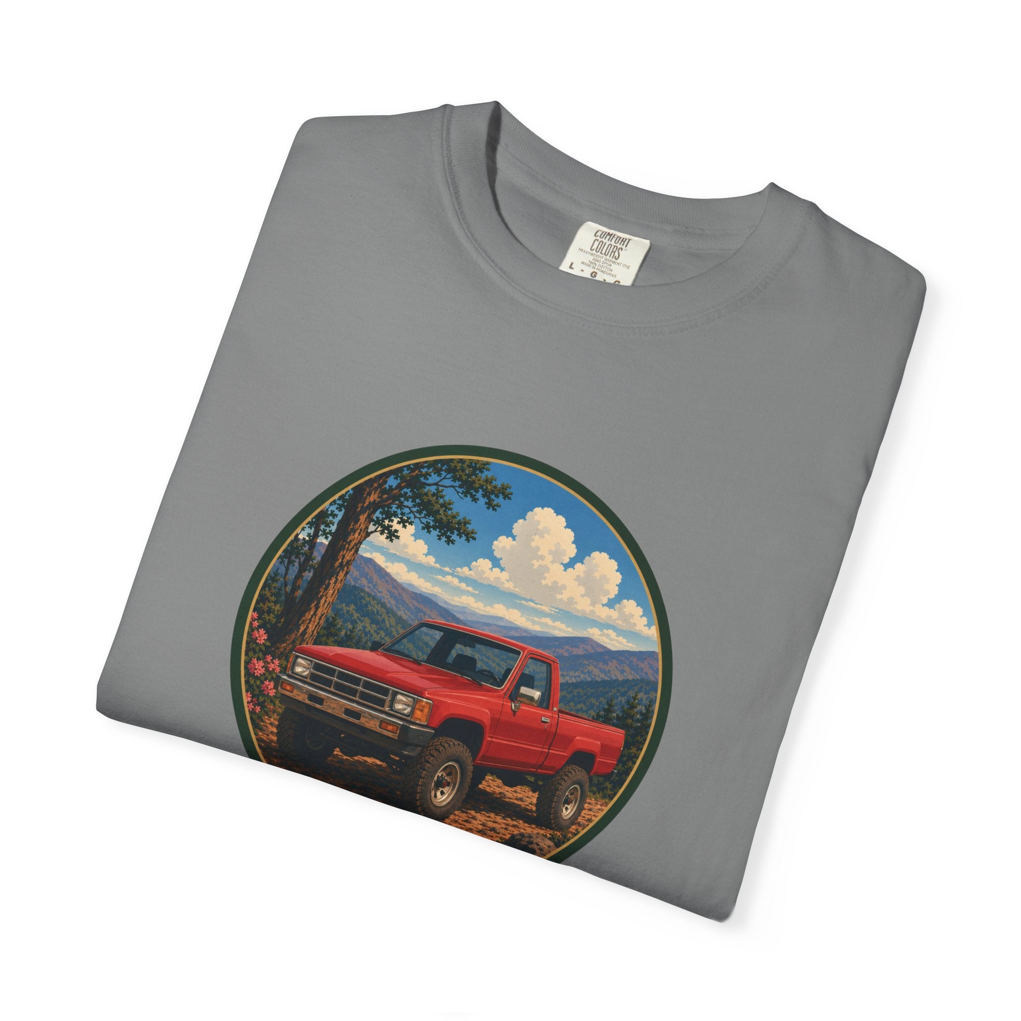 Adventure Truck T-Shirt — Vintage Red 4x4 Off-Road Graphic Tee
