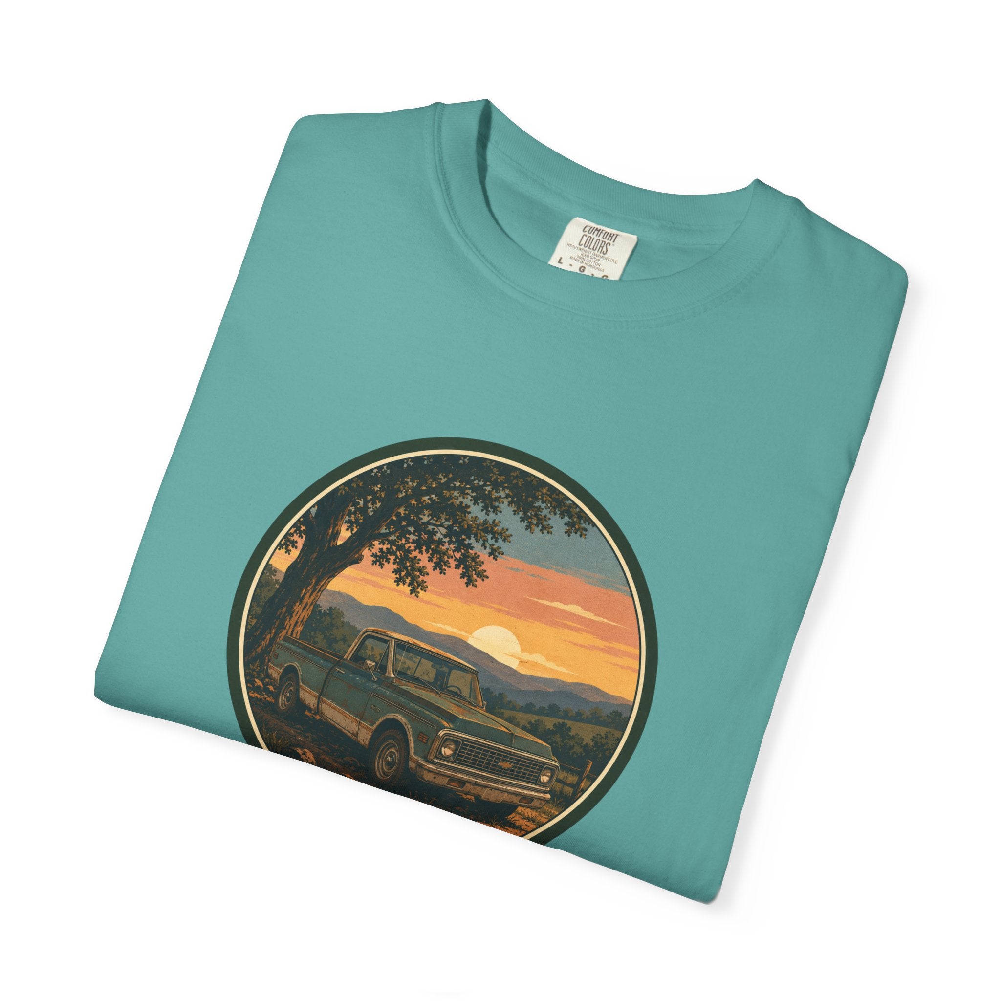 Vintage Pickup Sunset T-Shirt