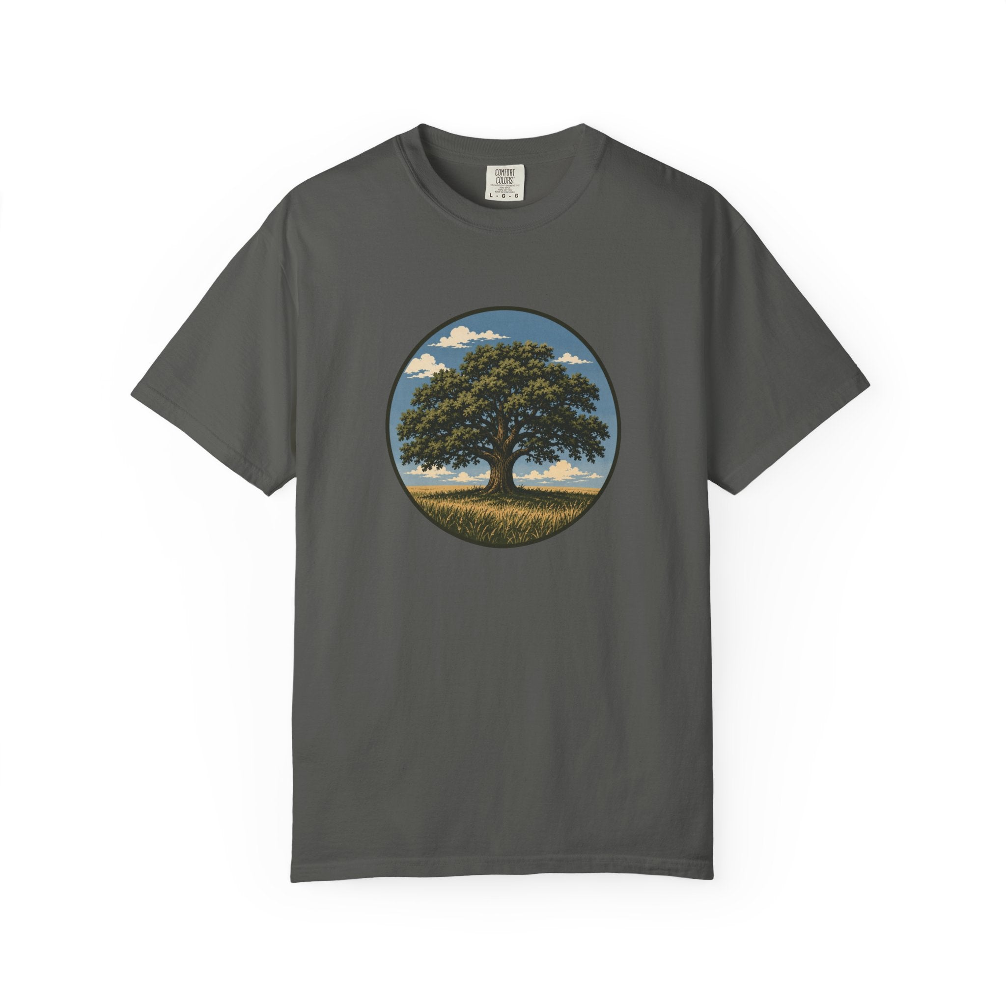 Tree of Life T-Shirt — Vintage Oak Landscape Graphic Tee